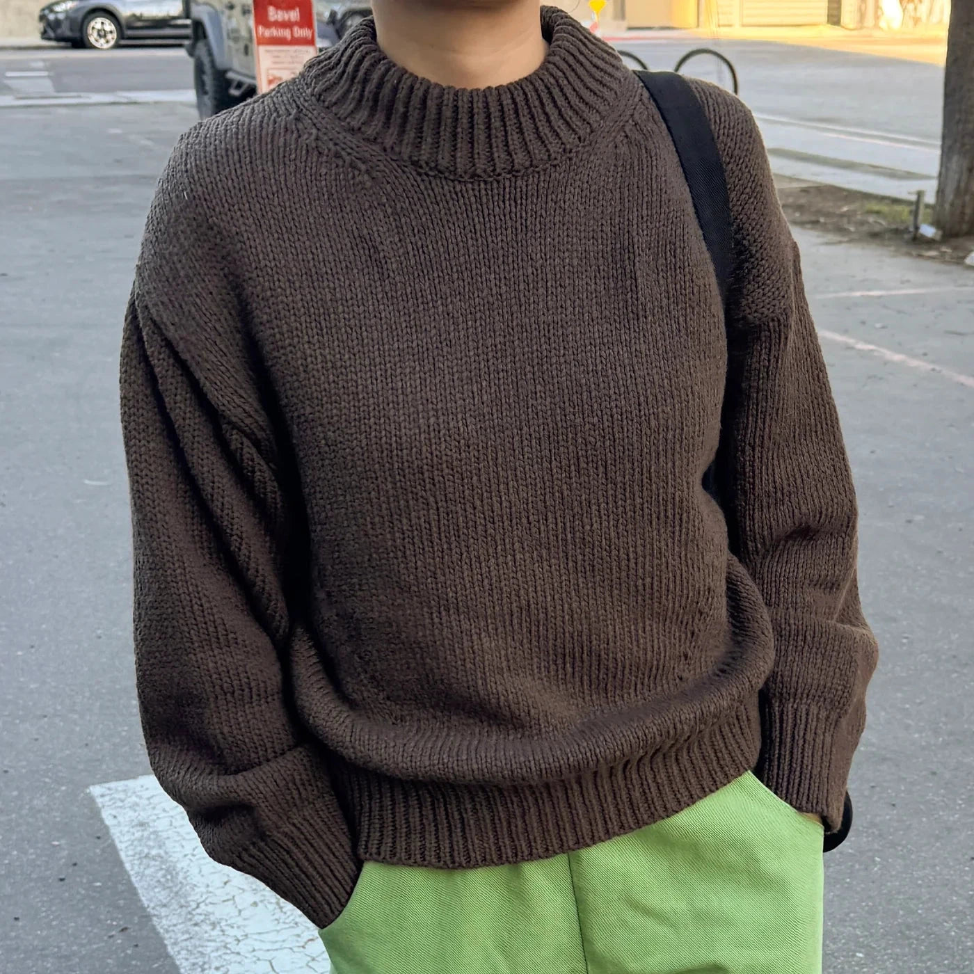 Le Bon Shoppe | Zoe Cotton Sweater Apparel Le Bon Shoppe brown XS/S 