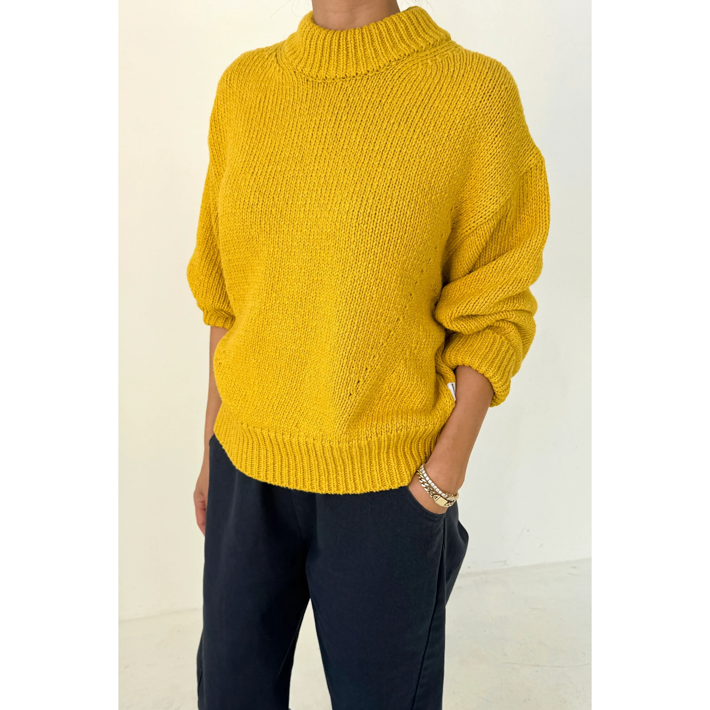 Le Bon Shoppe | Zoe Cotton Sweater Apparel Le Bon Shoppe Honey XS/S 