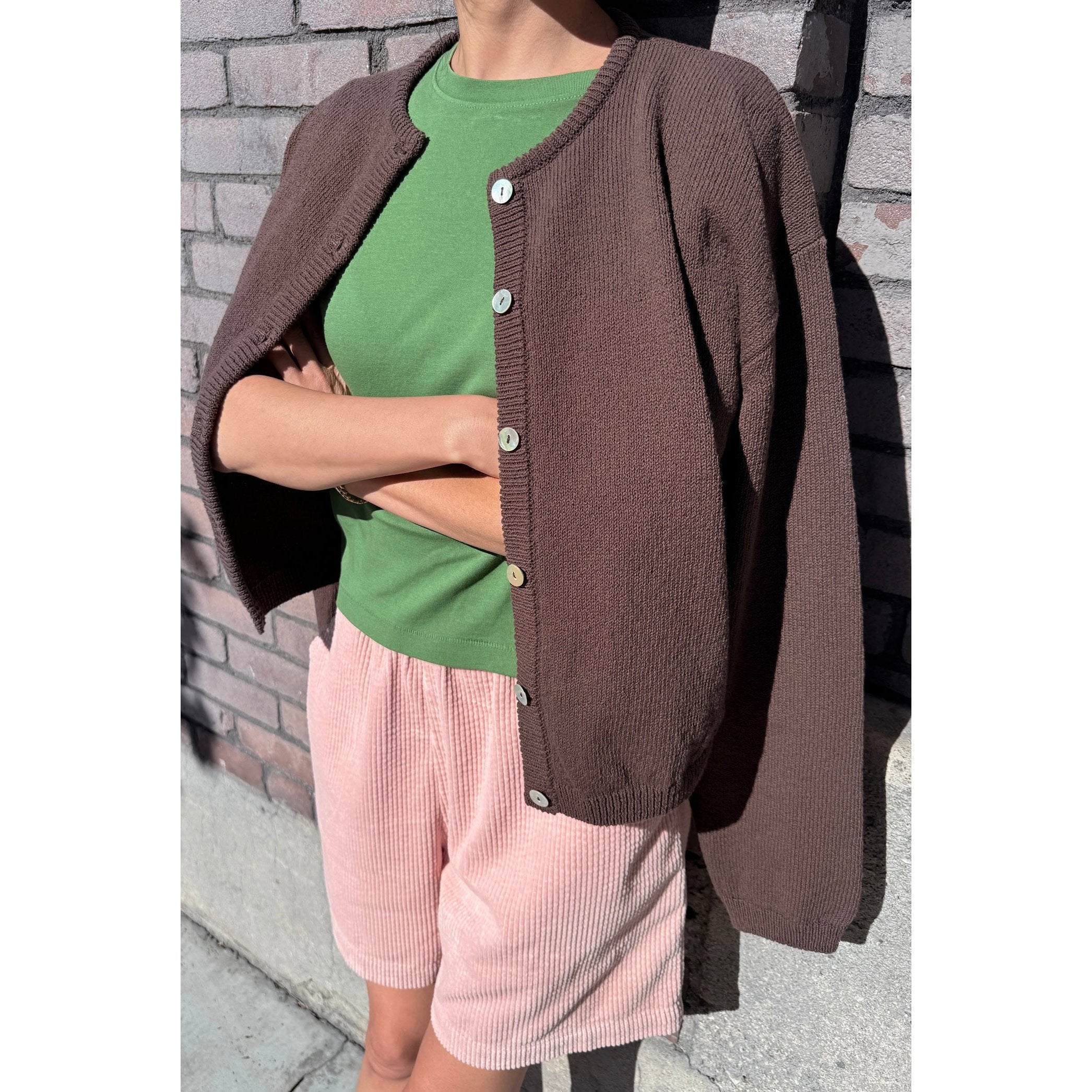 Leila Cardigan Le Bon Shoppe Brown XS/S 