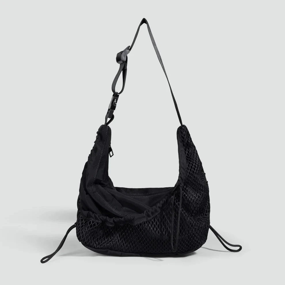 Little Hey Sling Bag | Black Criss-Cross ARCS Black 