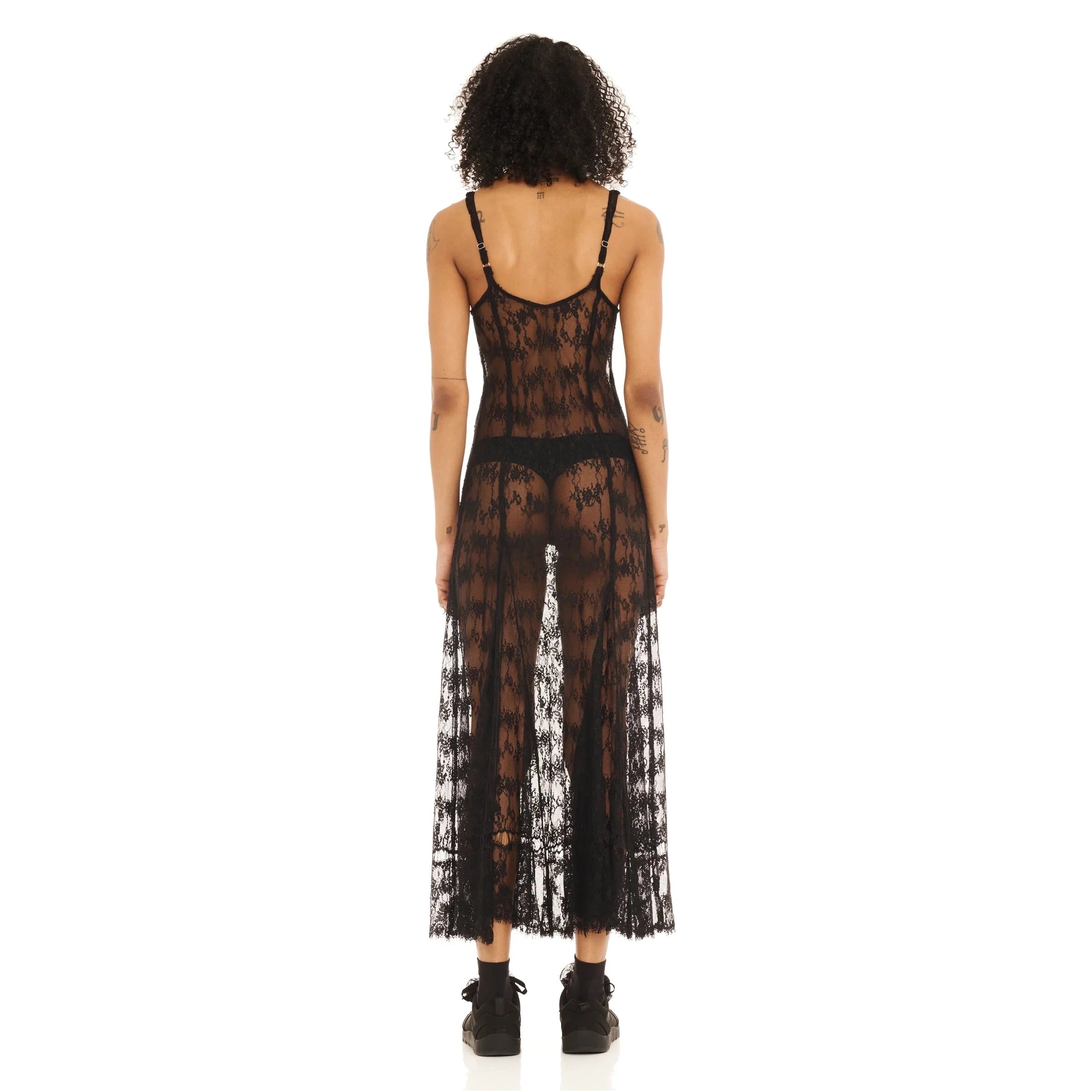 Long Pamela Dress | Black Lace Apparel Collina Strada 