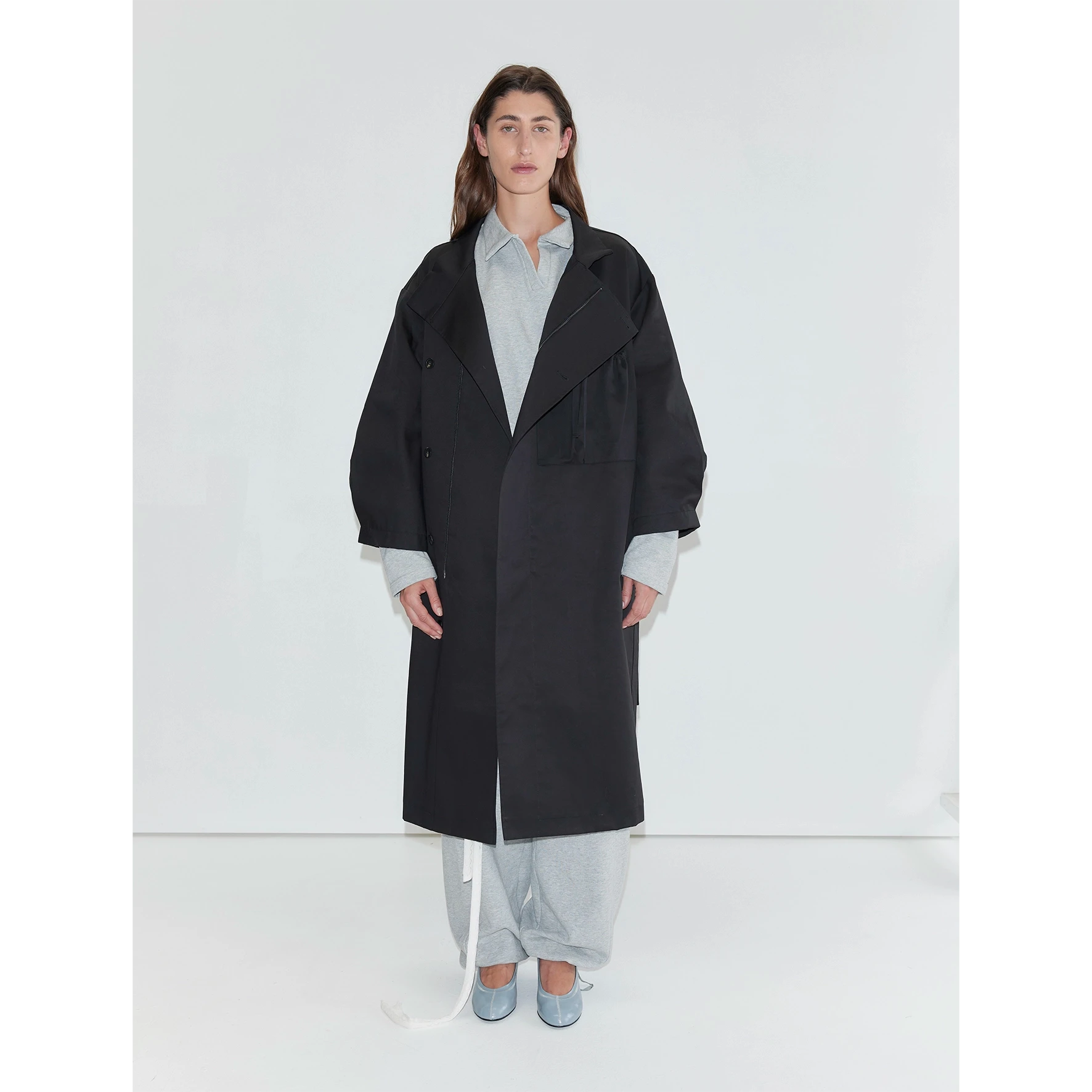 Longline Jacket | Black Deiji Studios 