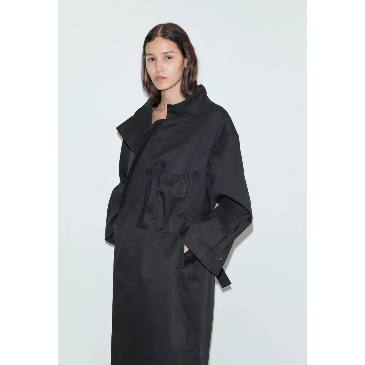 Longline Jacket | Black Deiji Studios 