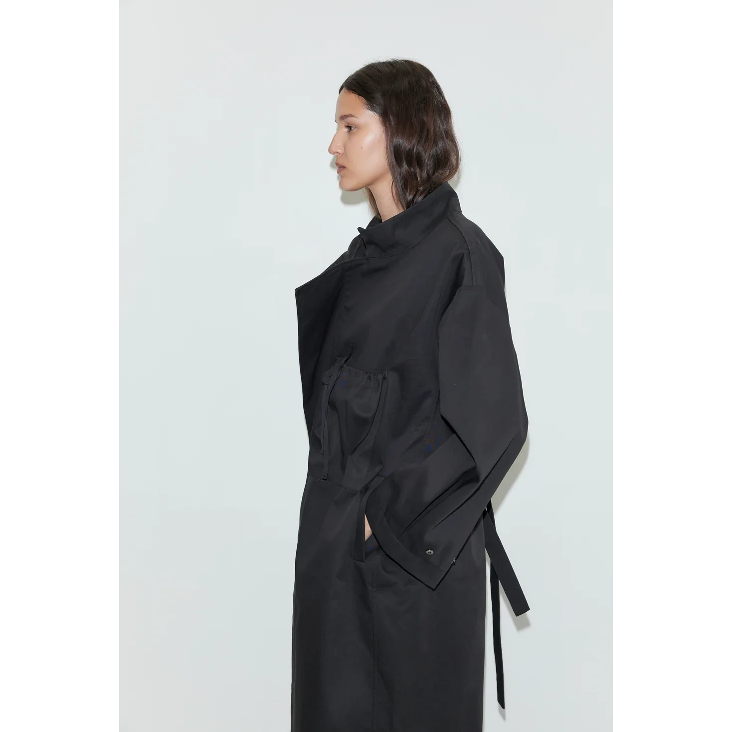 Longline Jacket | Black Deiji Studios 
