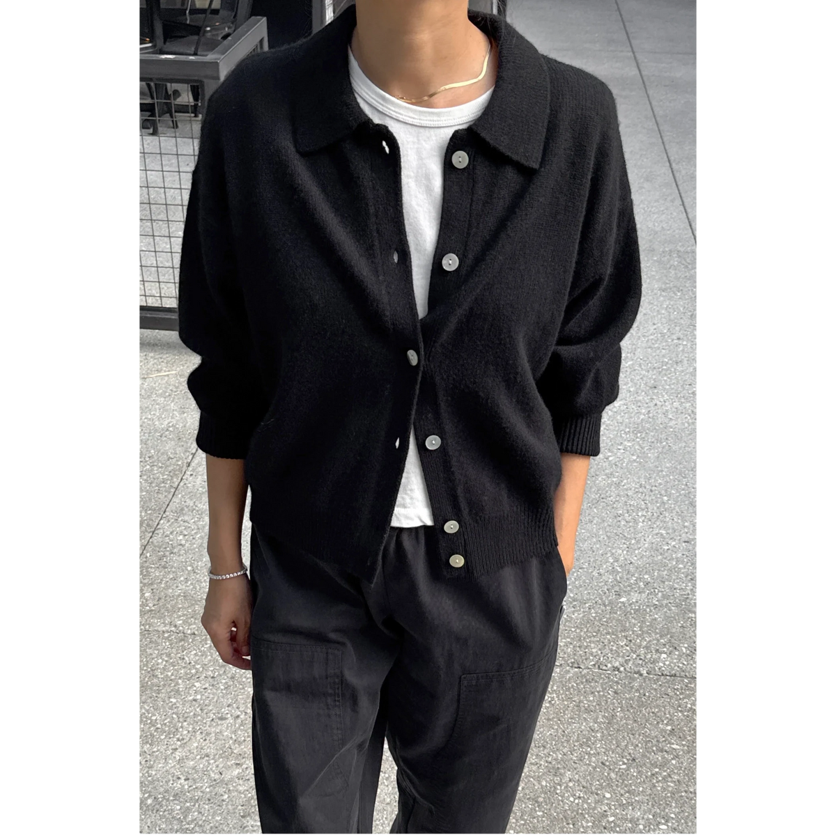 Lou Cashmere Cardigan Apparel LE BON SHOPPE 