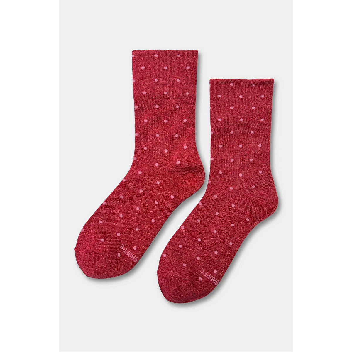 Lurex Patterned Sneaker Socks LE BON SHOPPE 