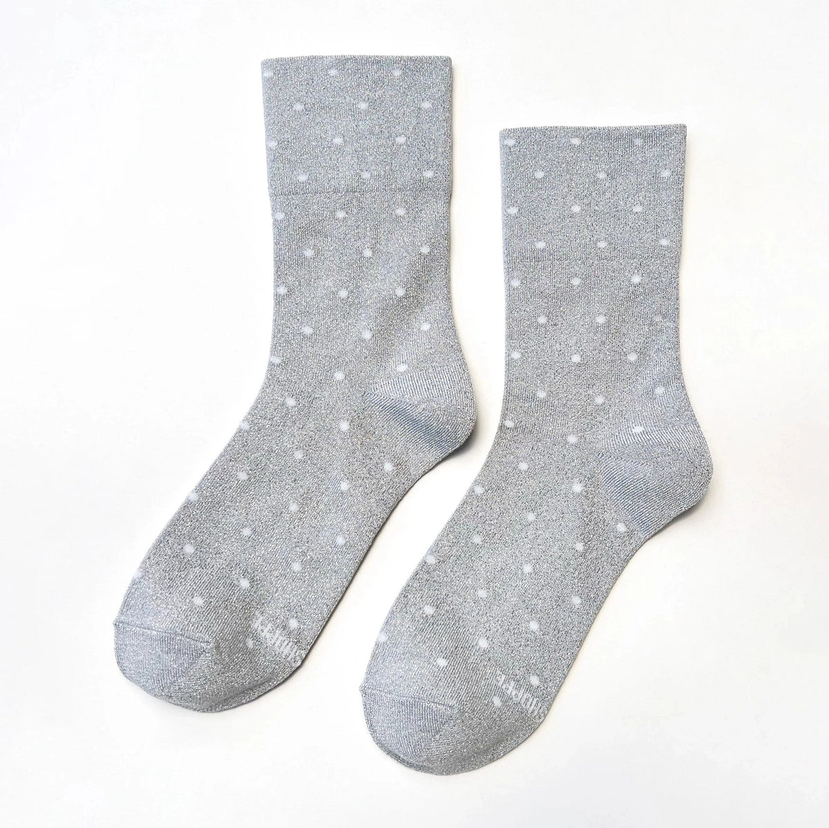 Lurex Patterned Sneaker Socks LE BON SHOPPE 