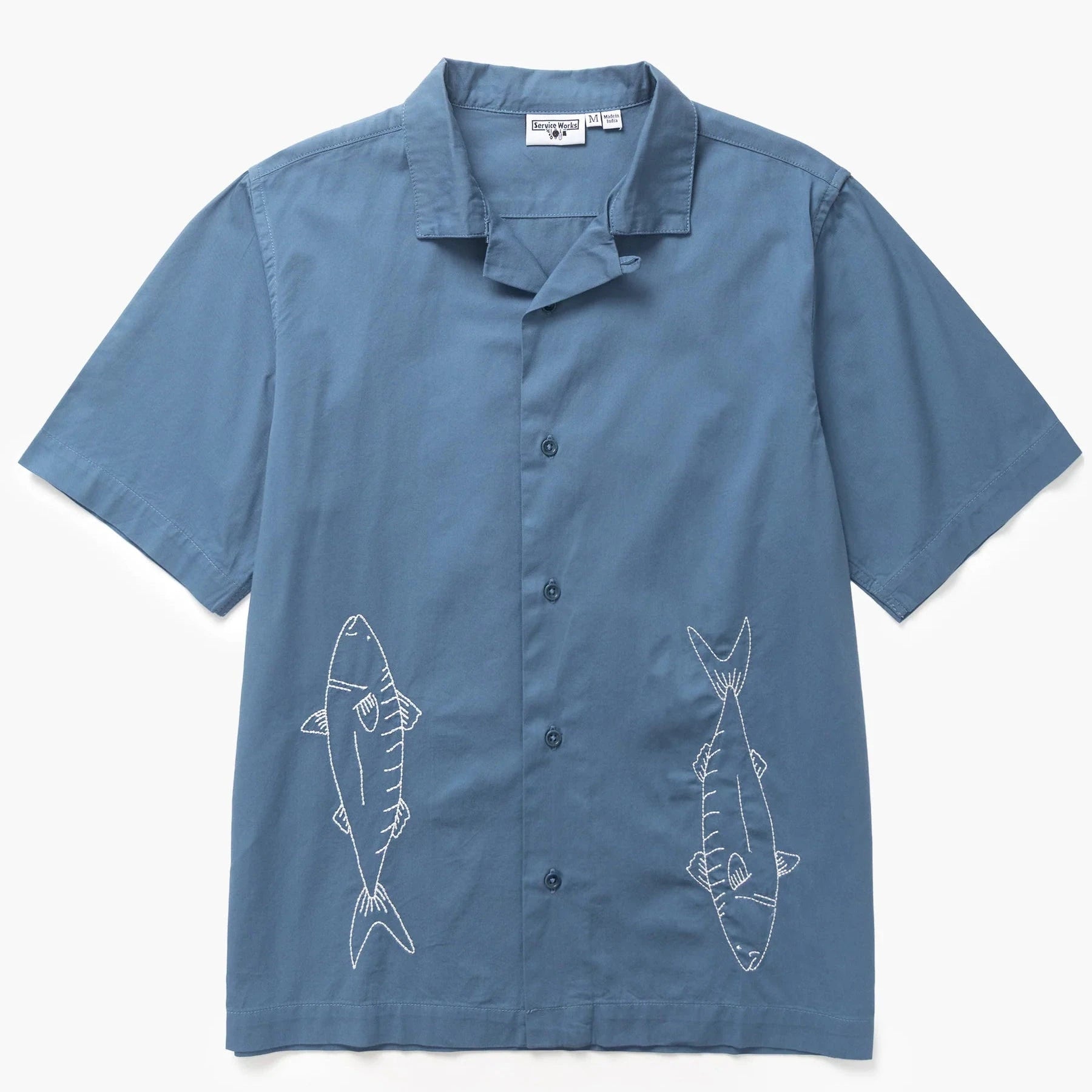 Mackerel Shirt Service Works Slate S 