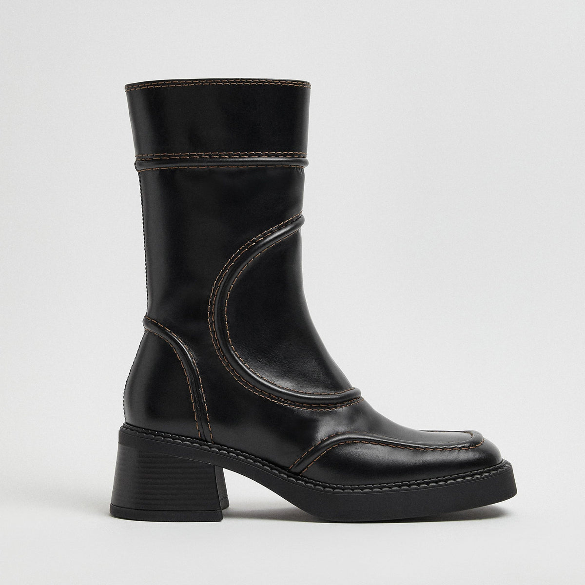 Malene Boots | Black Brown Boots MIISTA 