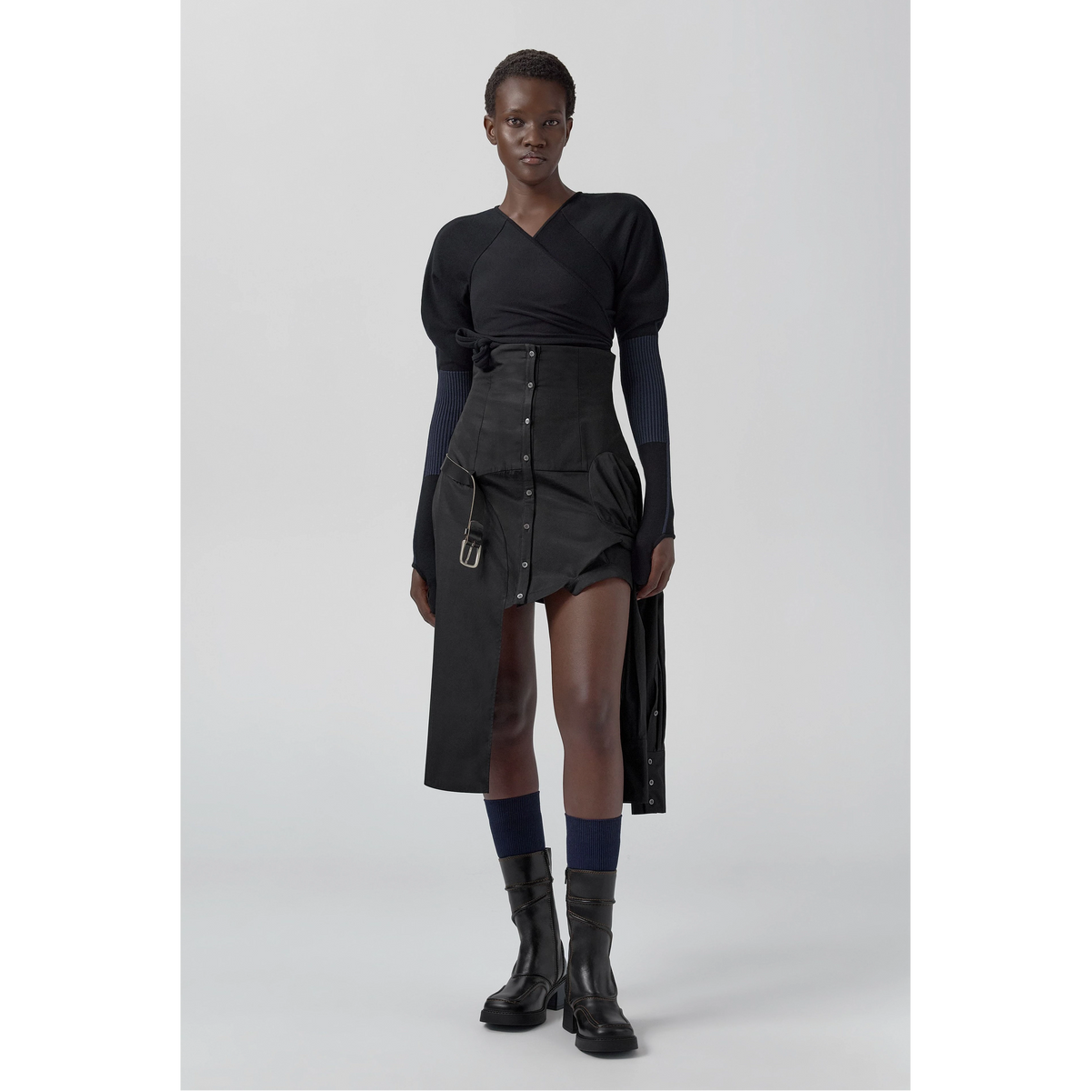 Malene Boots | Black Brown Boots MIISTA 