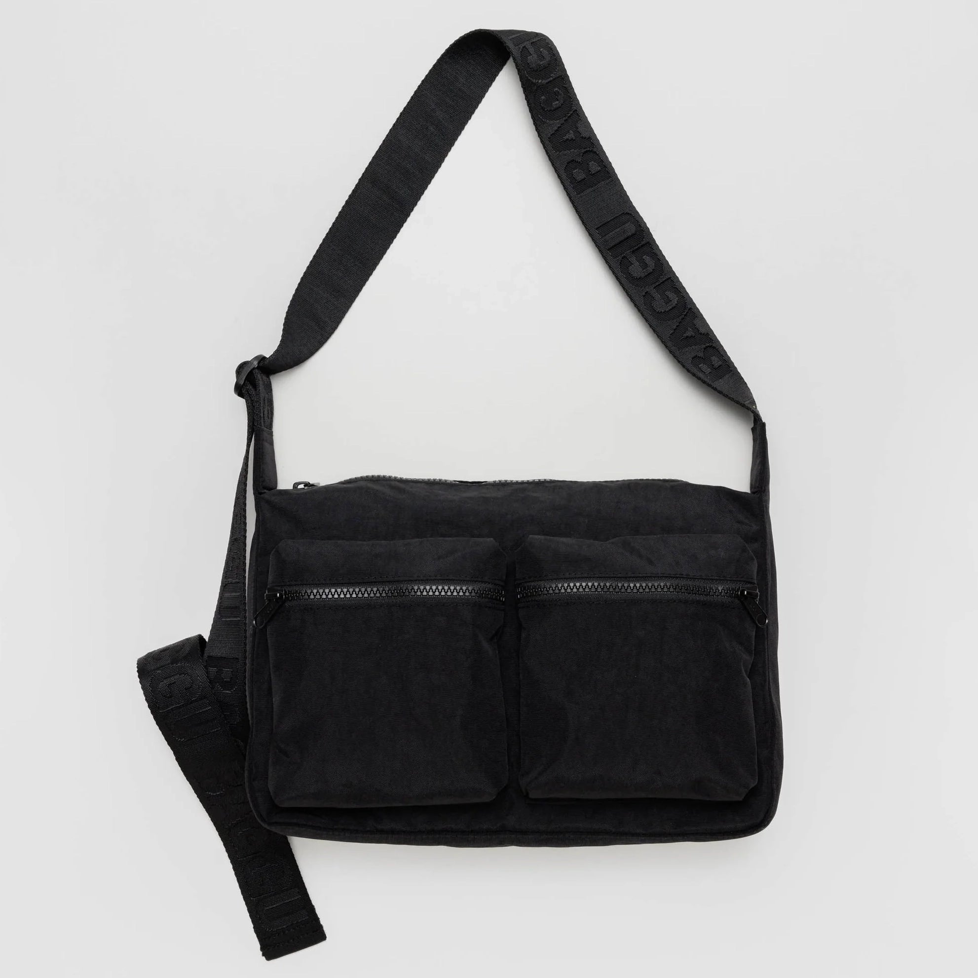 Medium Cargo Crossbody | Recycled Nylon BAGGU black 