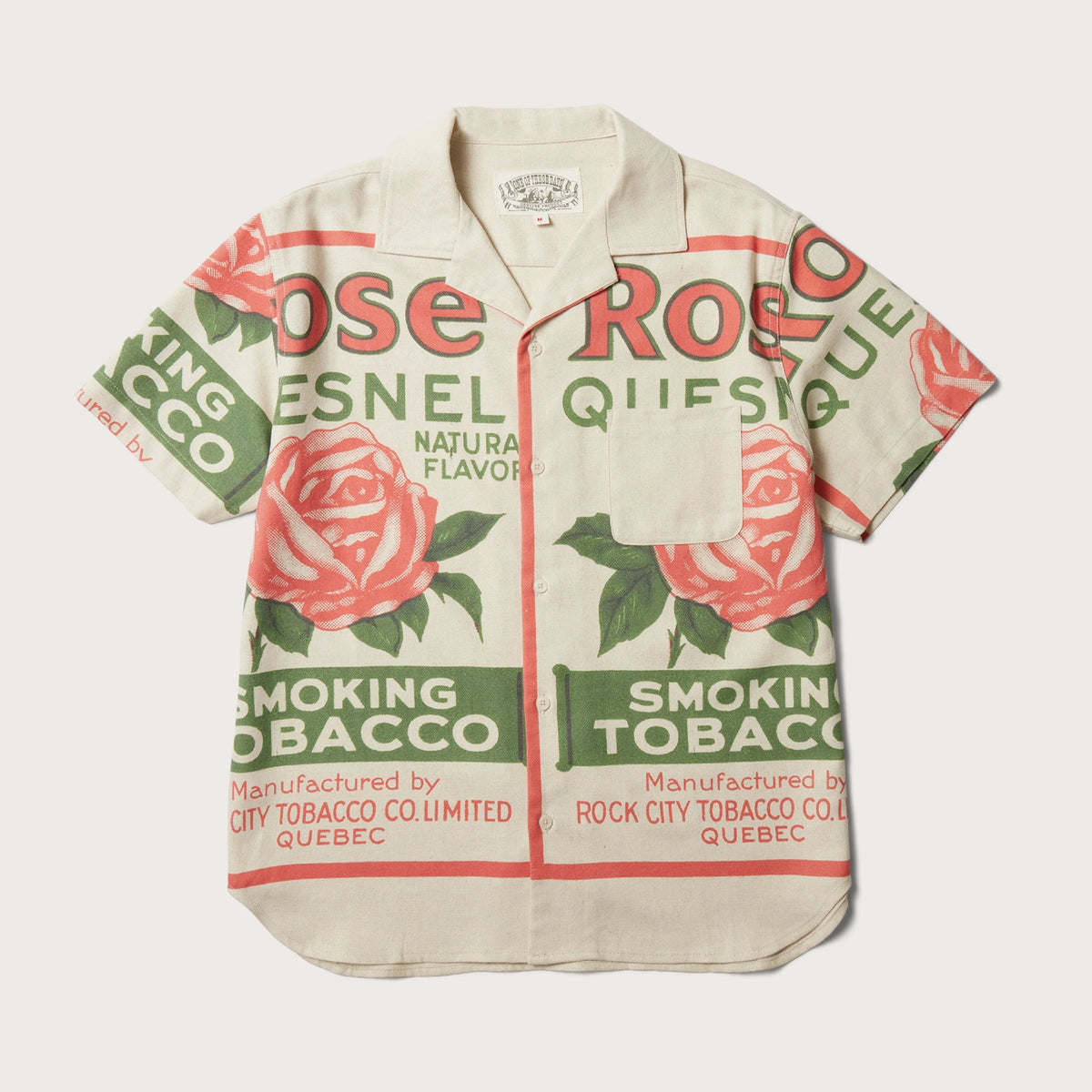 Natural Flavour Camp Shirt One of These Days Natural S 