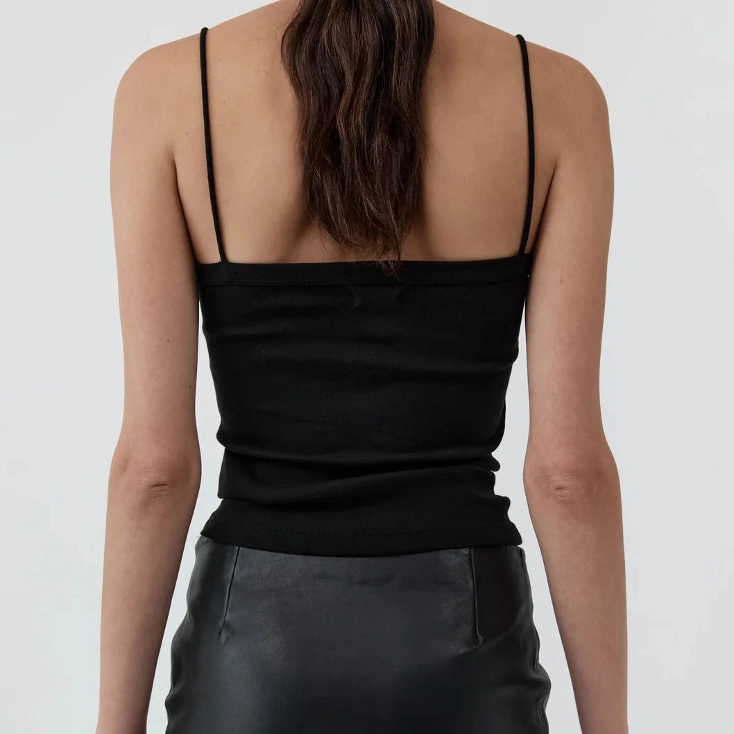 Organic Cotton Square Neck Cami St. Agni 