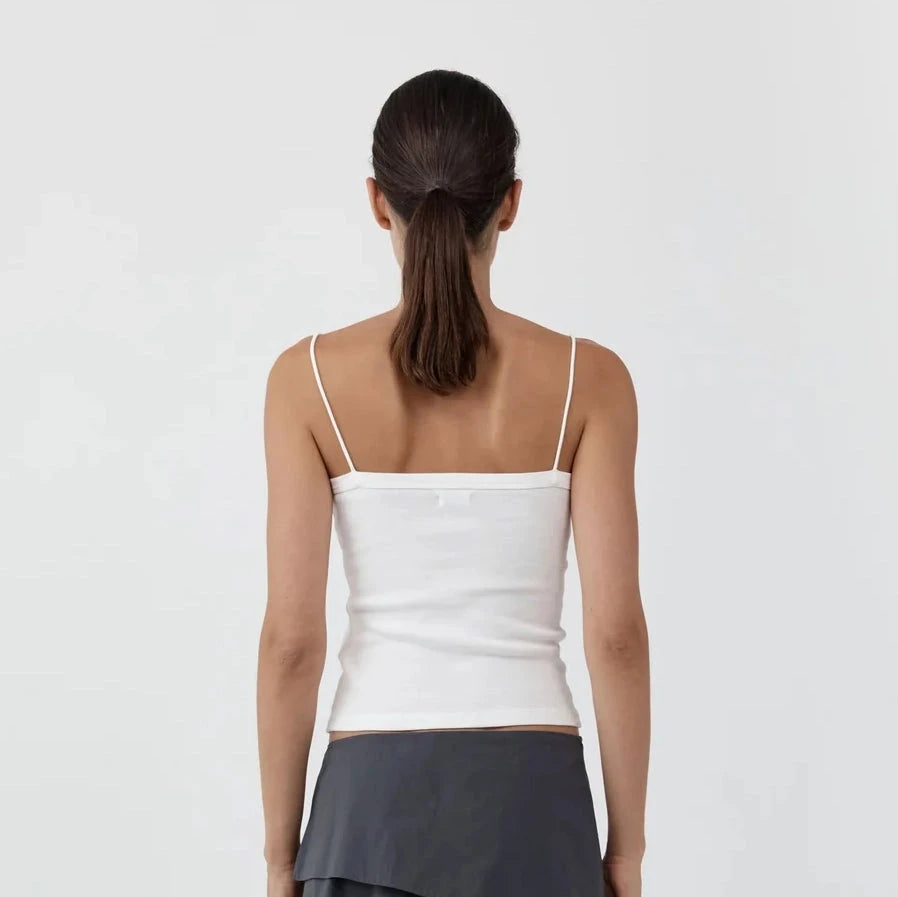Organic Cotton Square Neck Cami St. Agni 