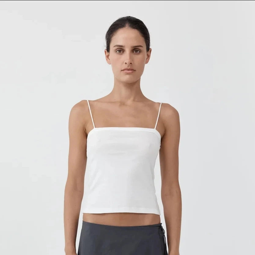 Organic Cotton Square Neck Cami St. Agni 