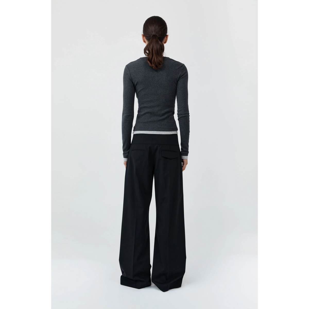Organic Cotton V Neck Long Sleeve St. Agni 