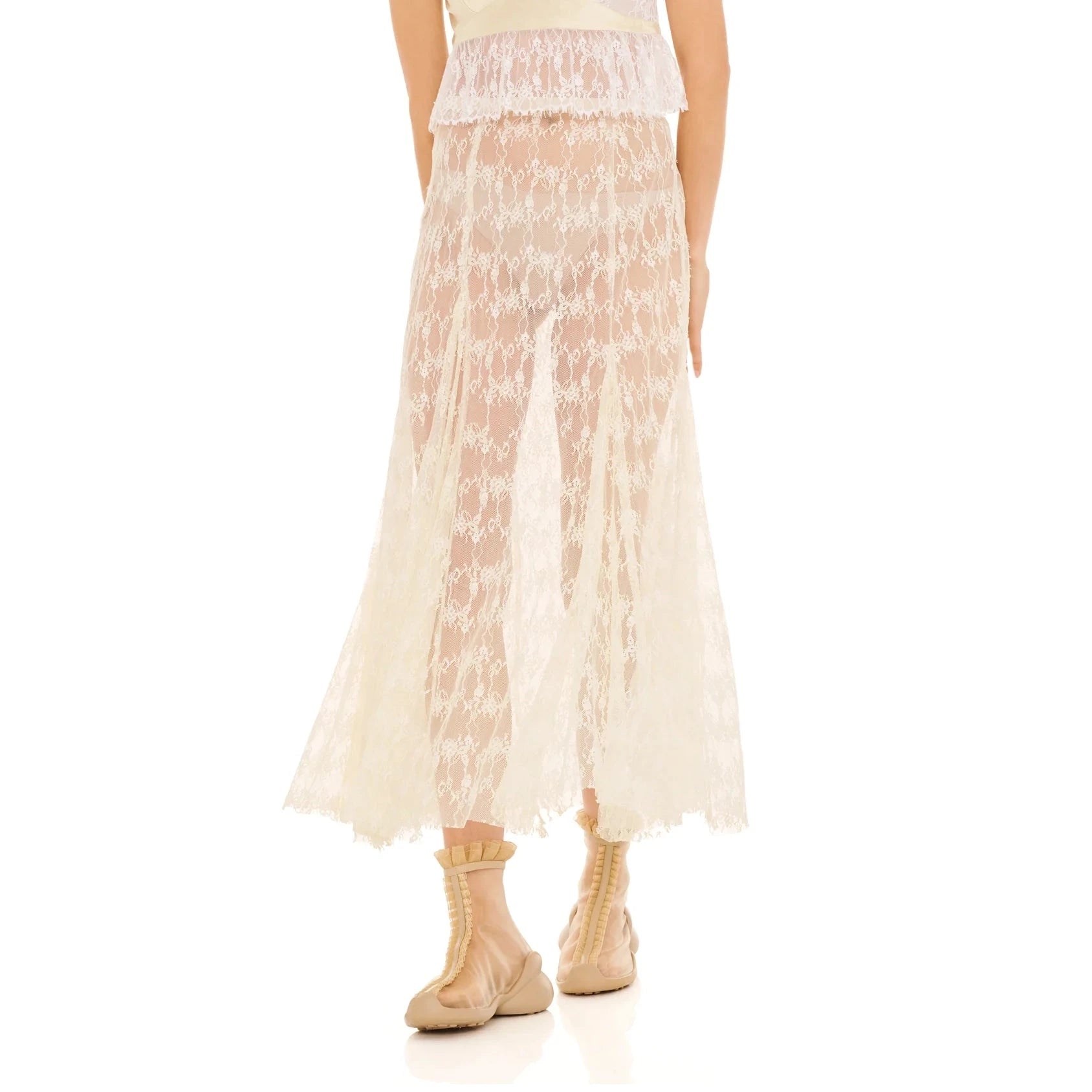 Pamela Lace Skirt | Butter Yellow Apparel Collina Strada 