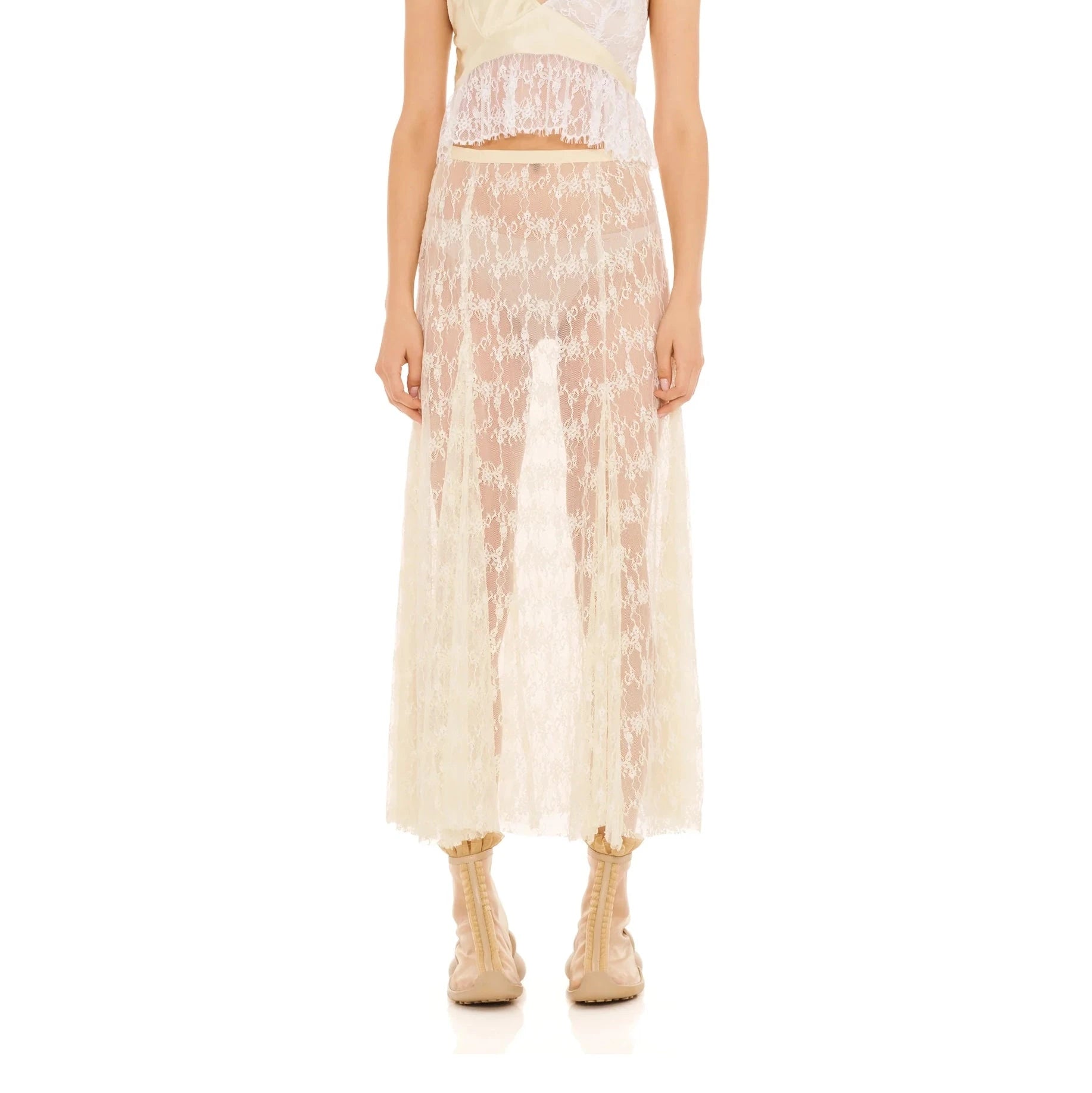 Pamela Lace Skirt | Butter Yellow Apparel Collina Strada XS 