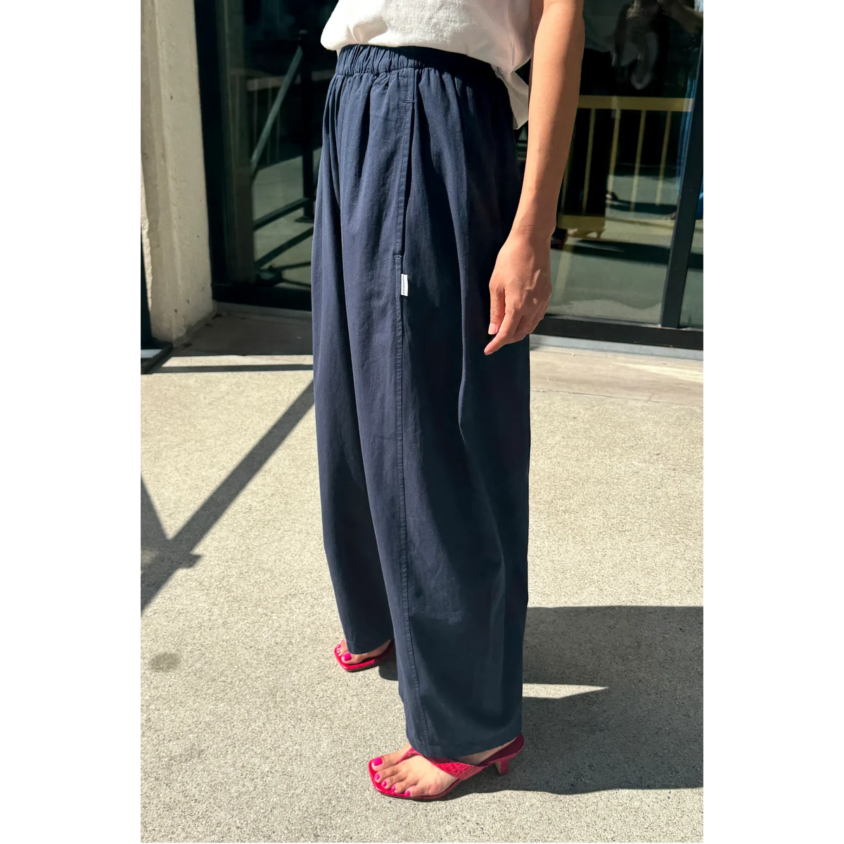 Parachute Pants Apparel LE BON SHOPPE navy small 