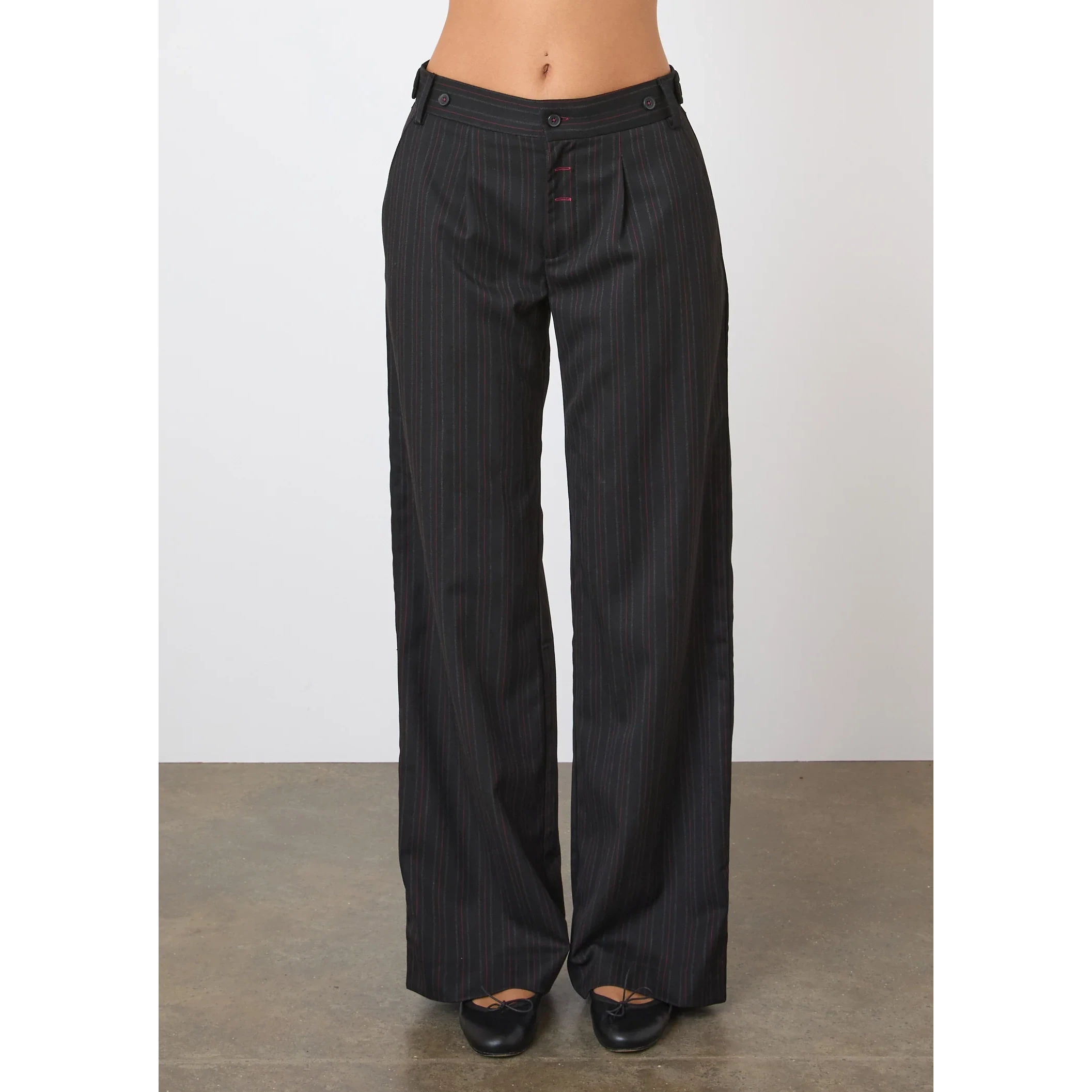 Peachy Den | Lennox Trousers | Pinstripe Bristol General Store 