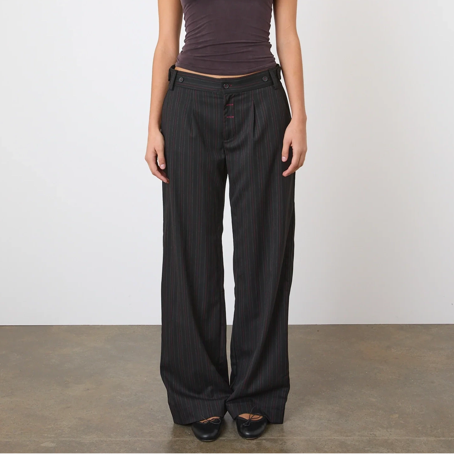 Peachy Den | Lennox Trousers | Pinstripe Bristol General Store 