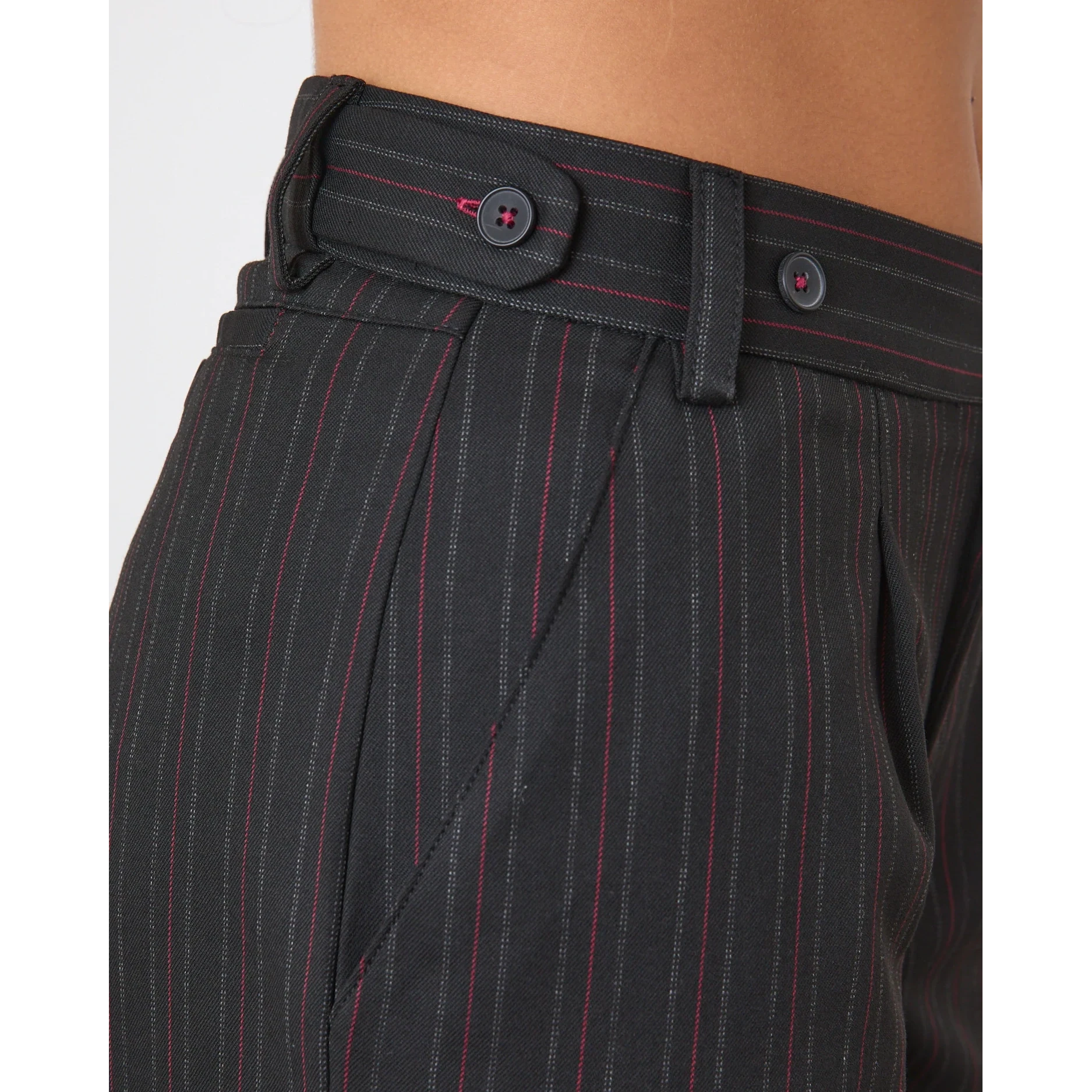 Peachy Den | Lennox Trousers | Pinstripe Bristol General Store XS Lead 
