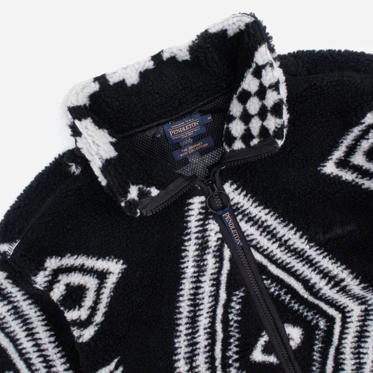 Pendleton | Jacquard Sherpa Fleece Jacket | Los Ojos Pendleton 