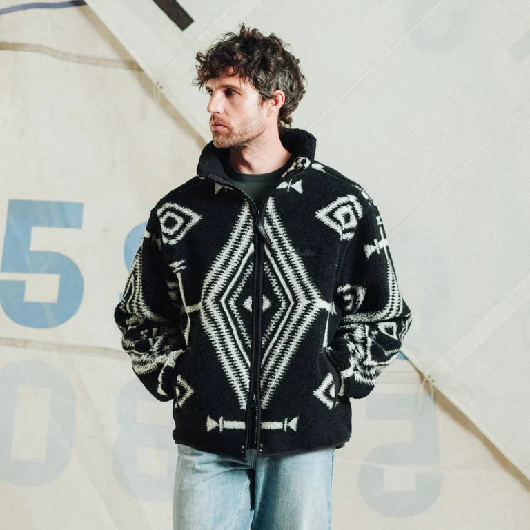 Pendleton | Jacquard Sherpa Fleece Jacket | Los Ojos Pendleton 
