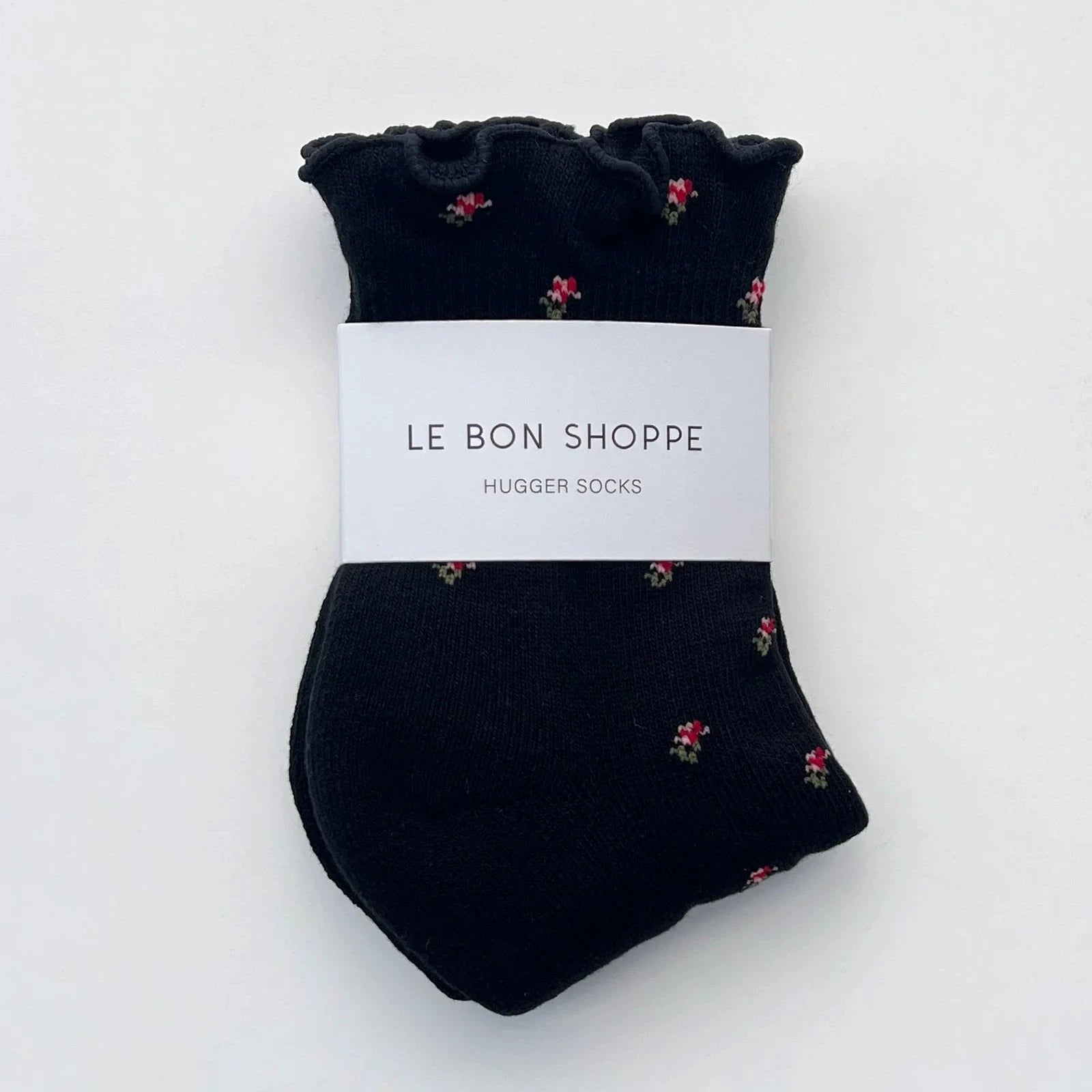 Petal Ruffled Hugger Crew Socks Socks LE BON SHOPPE 