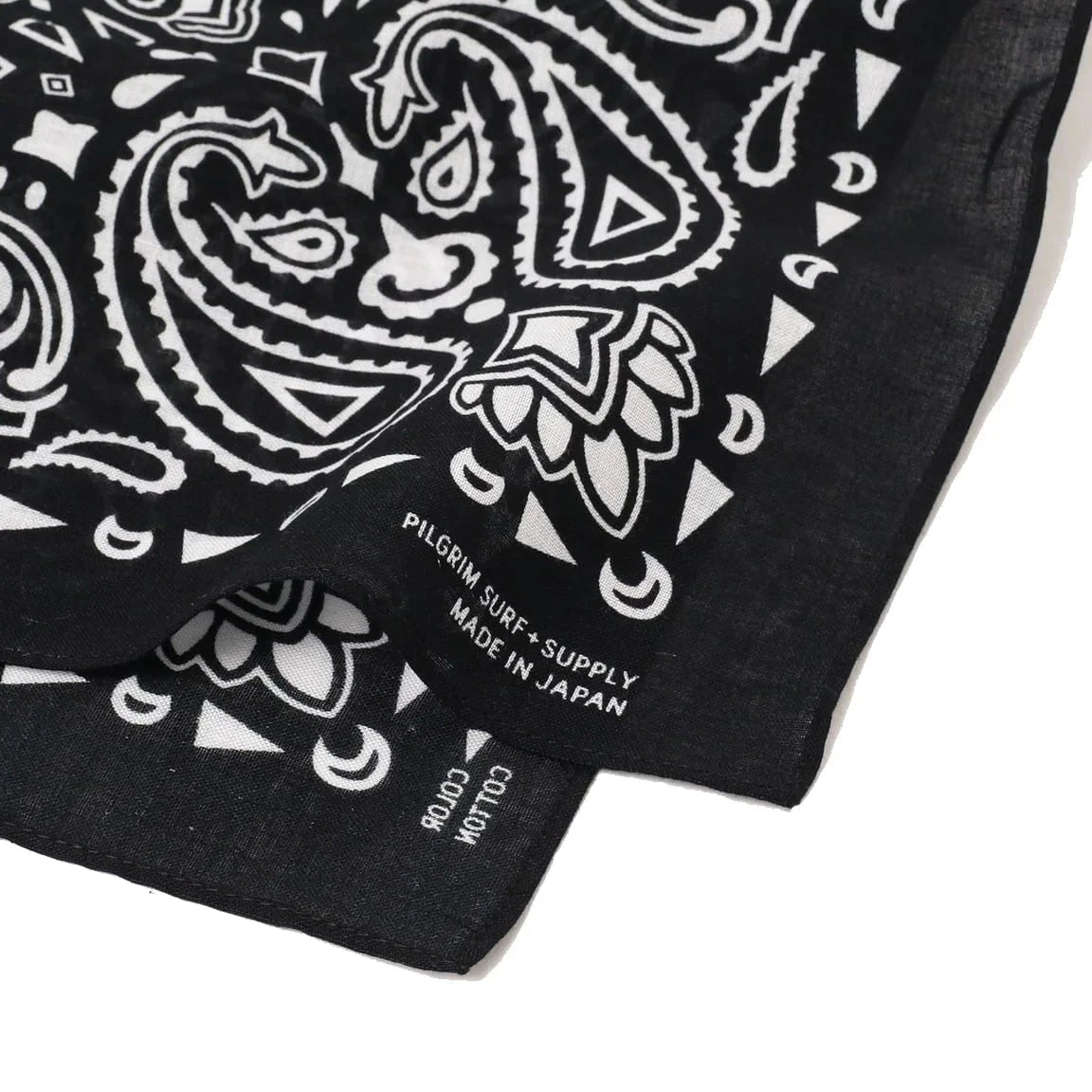Pilgrim Surf Supply | Paisley Bandana | Black Bristol General Store 
