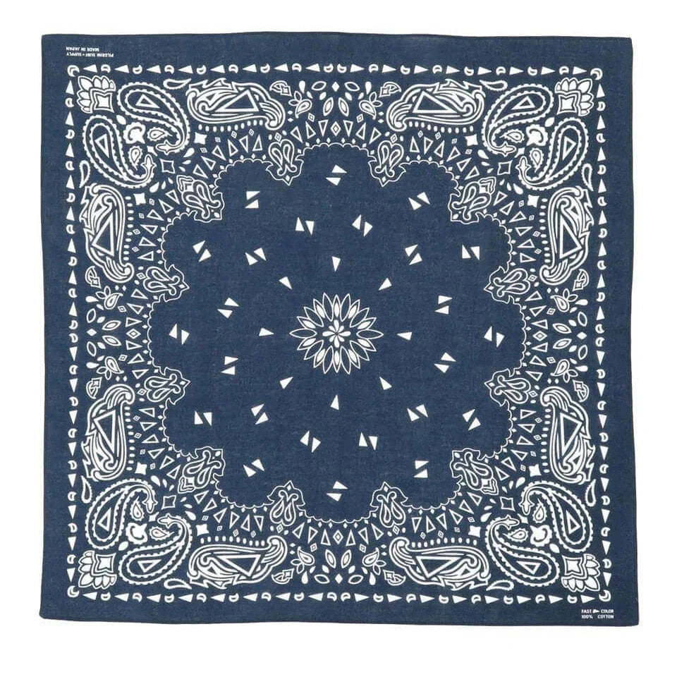 Pilgrim Surf Supply | Paisley Bandana | Navy Bristol General Store 
