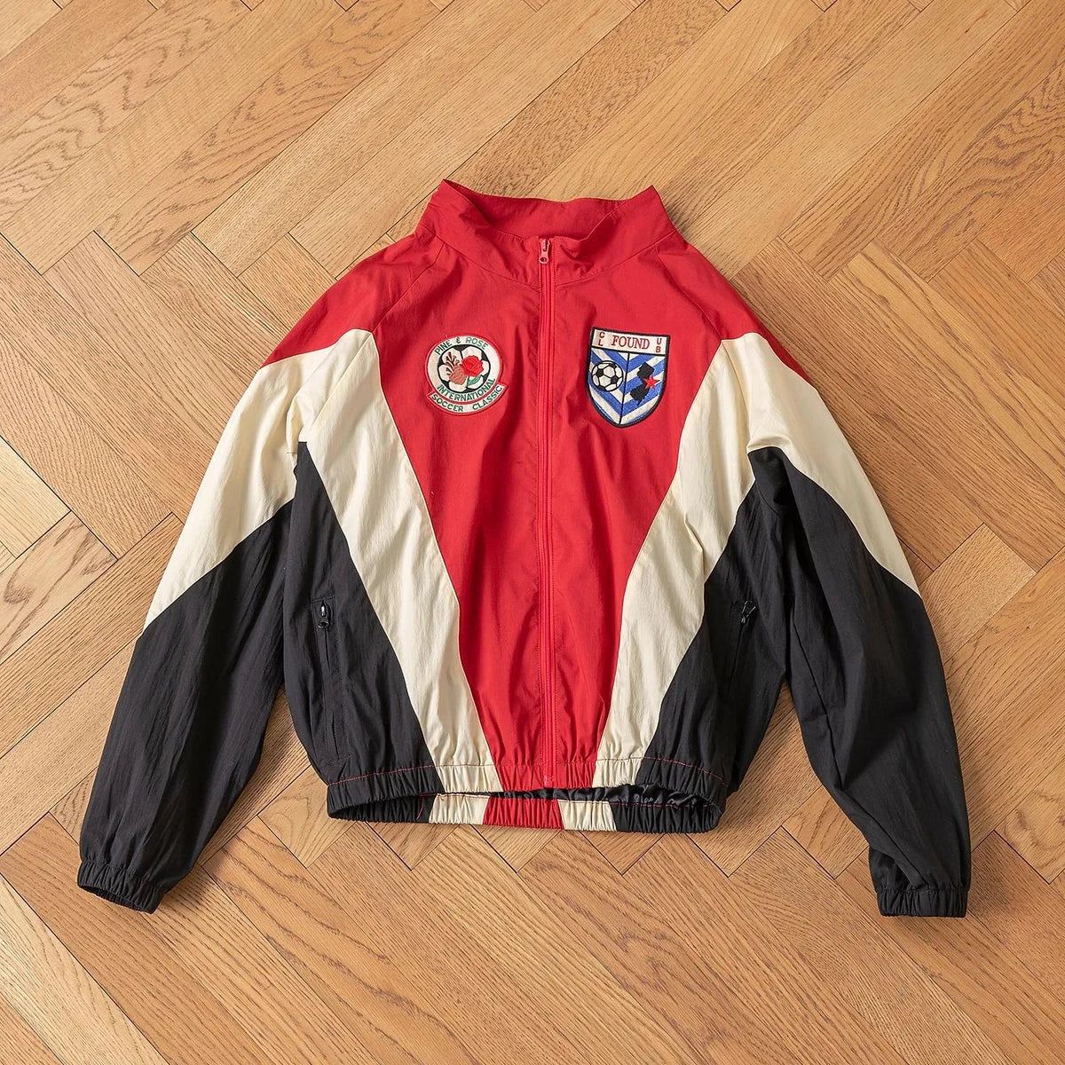 Pine and Rose Track Jacket Apparel Found 