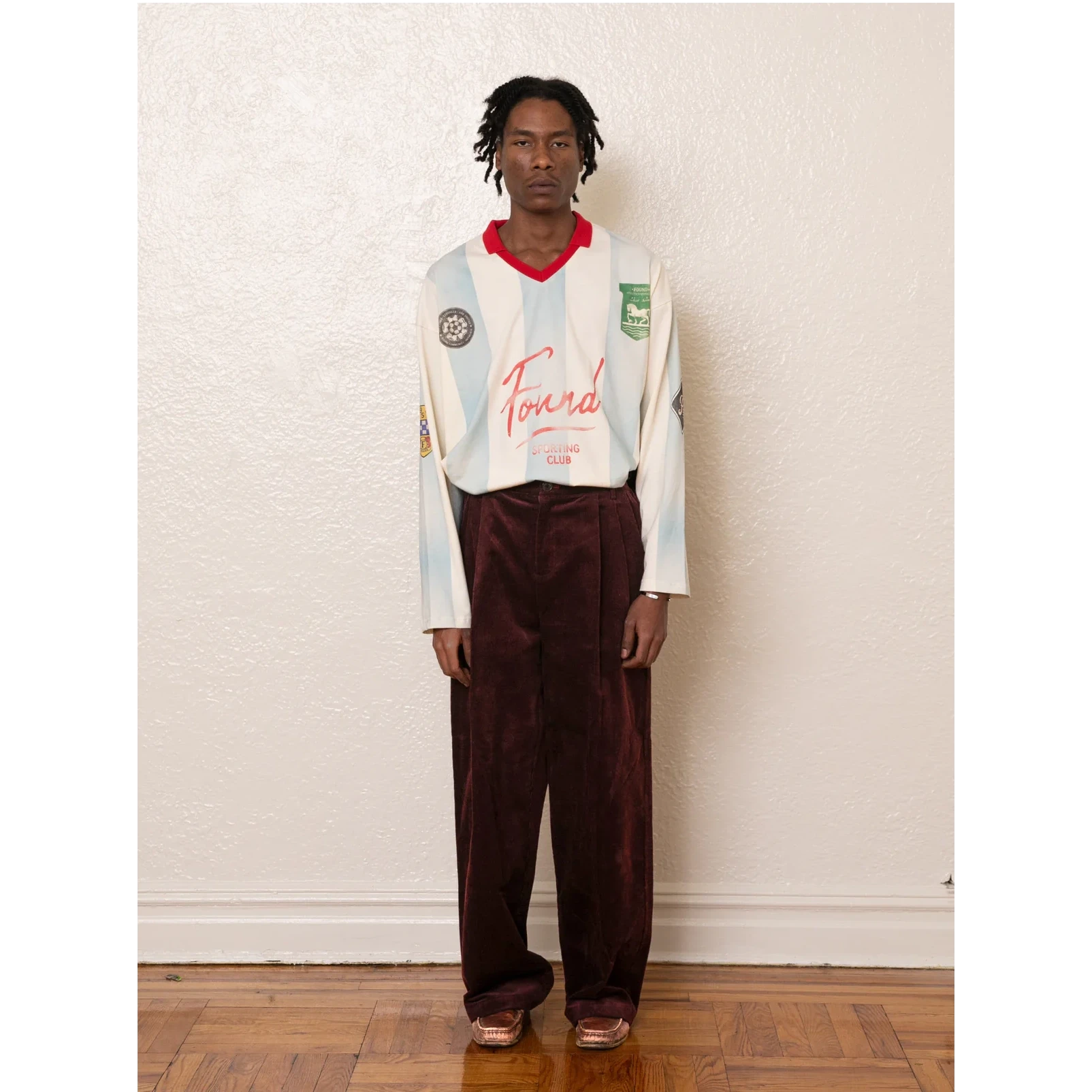 Pleated Corduroy Trousers Apparel Found 
