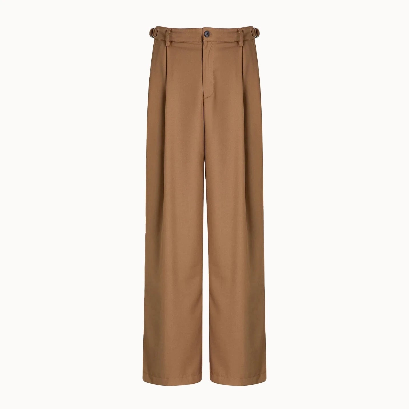 Pleated Trousers | Tan Apparel Found 