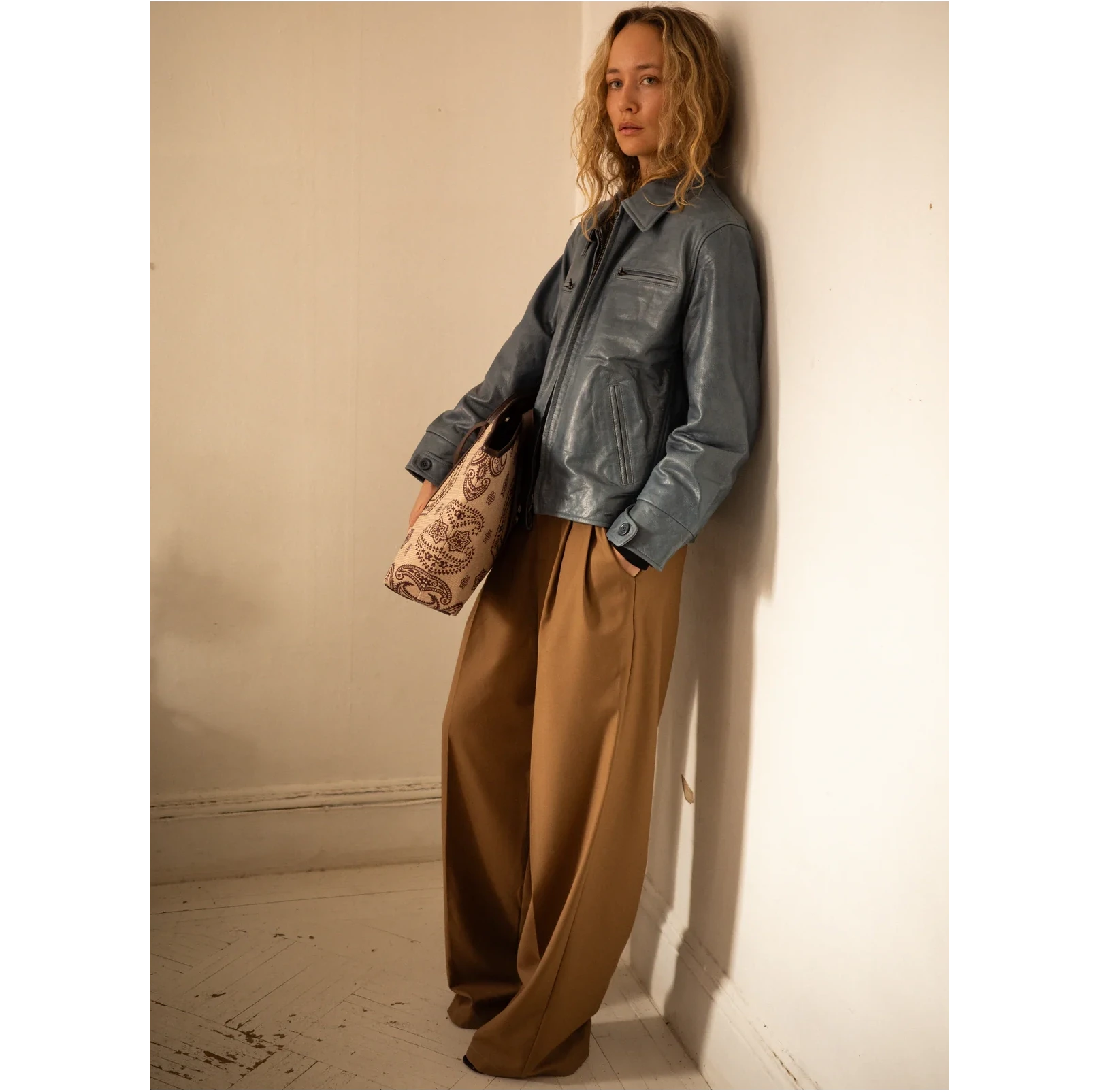 Pleated Trousers | Tan Apparel Found 