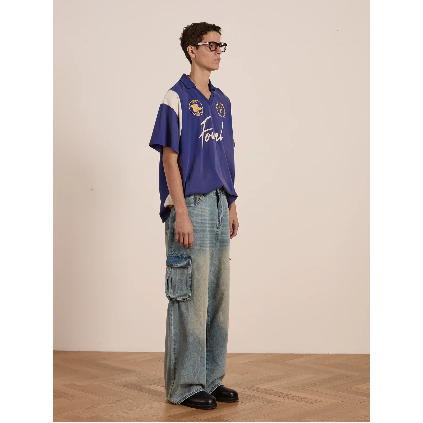 Premier League Jersey | Faded Blue T-Shirt Found 