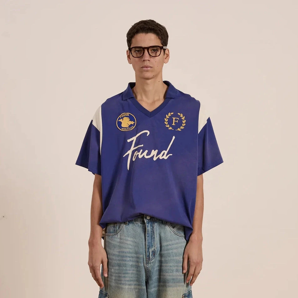 Premier League Jersey | Faded Blue T-Shirt Found 