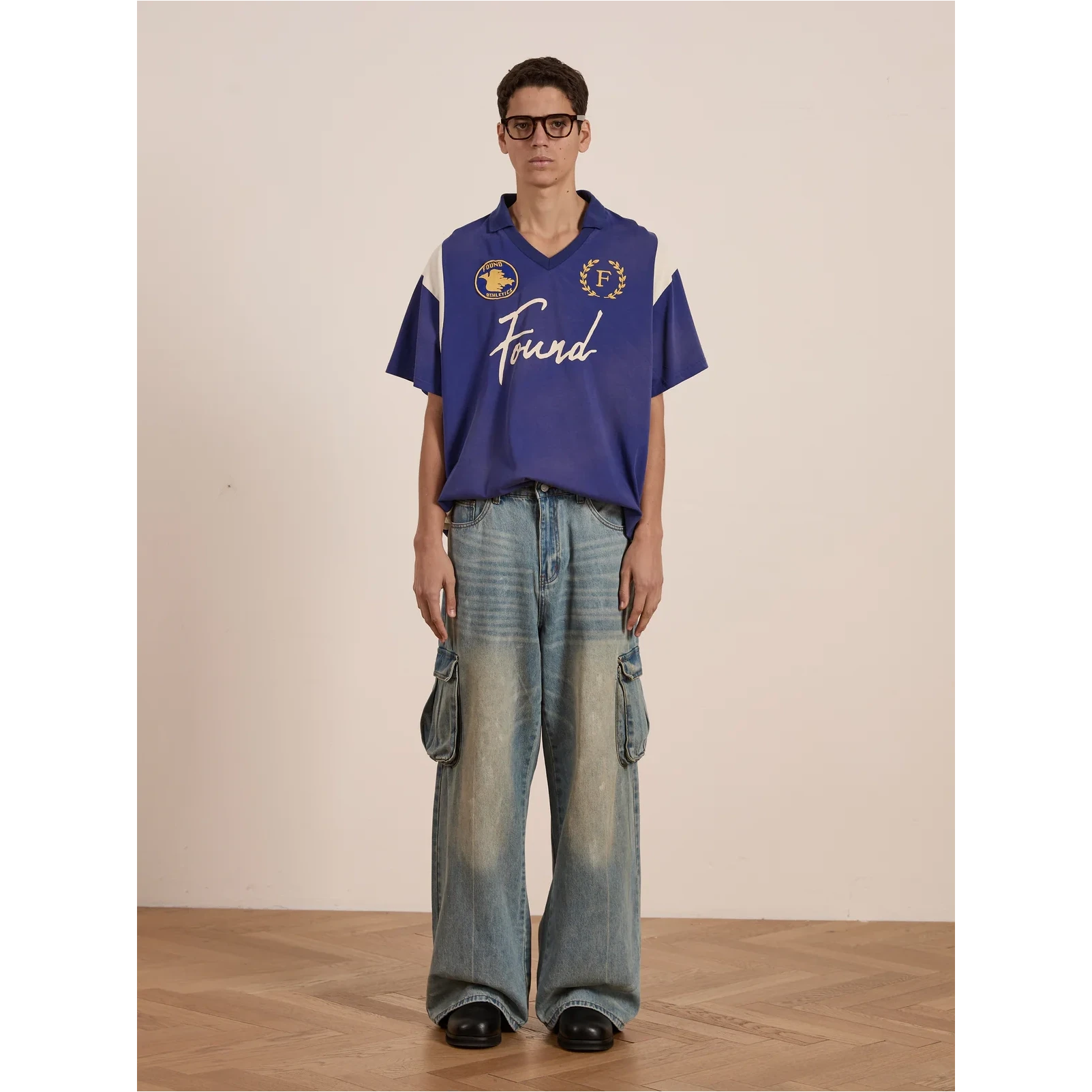 Premier League Jersey | Faded Blue T-Shirt Found 