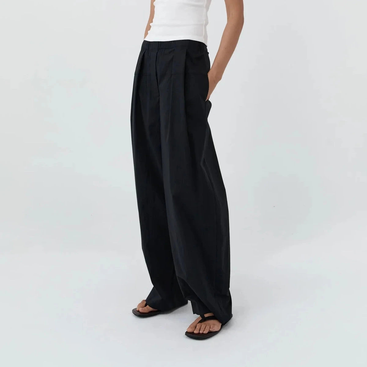 Relaxed Pleat Pant St. Agni 