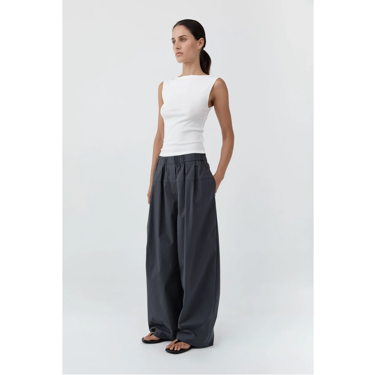 Relaxed Pleat Pant St. Agni 