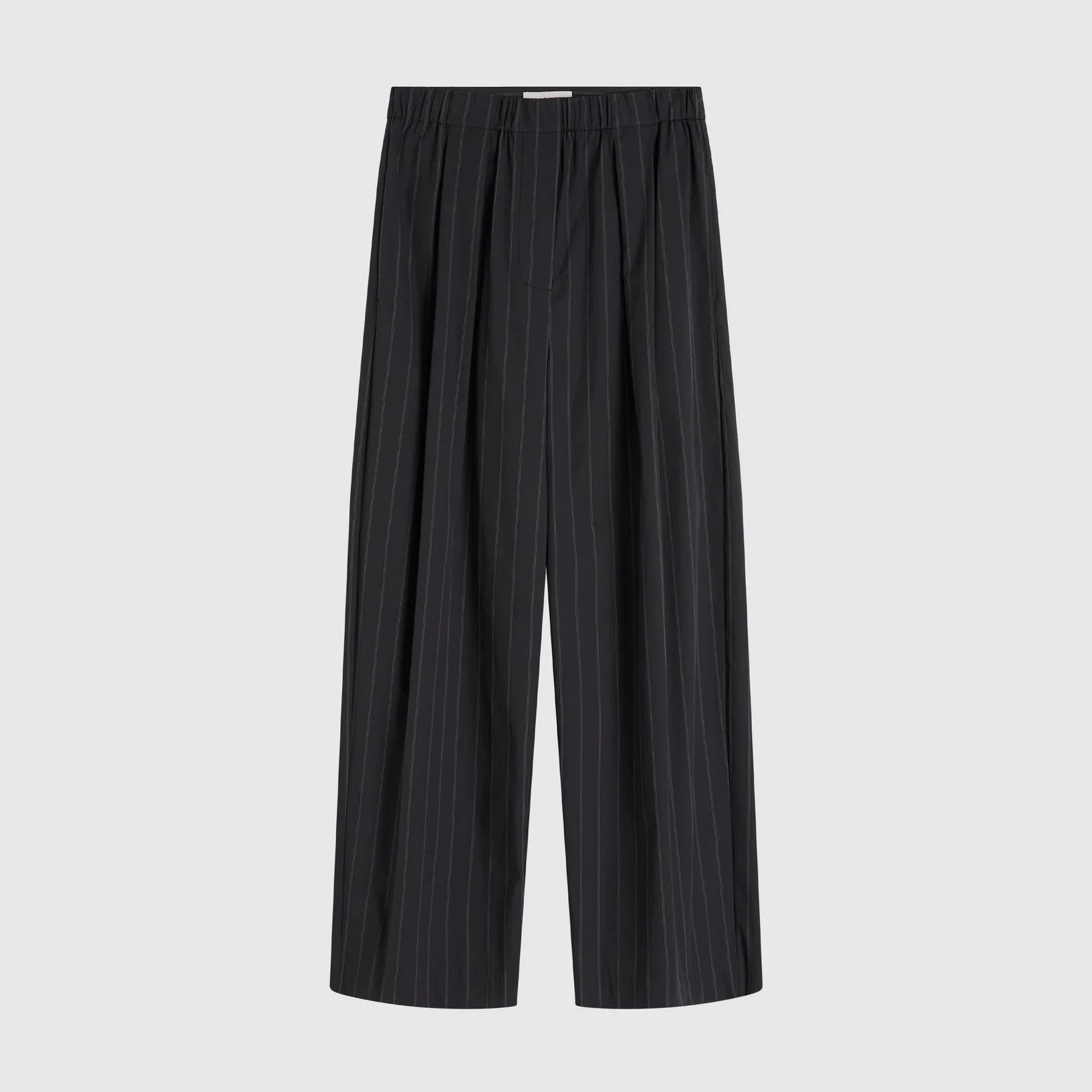 Relaxed Pleat Pants | Ink Stripe St. Agni 