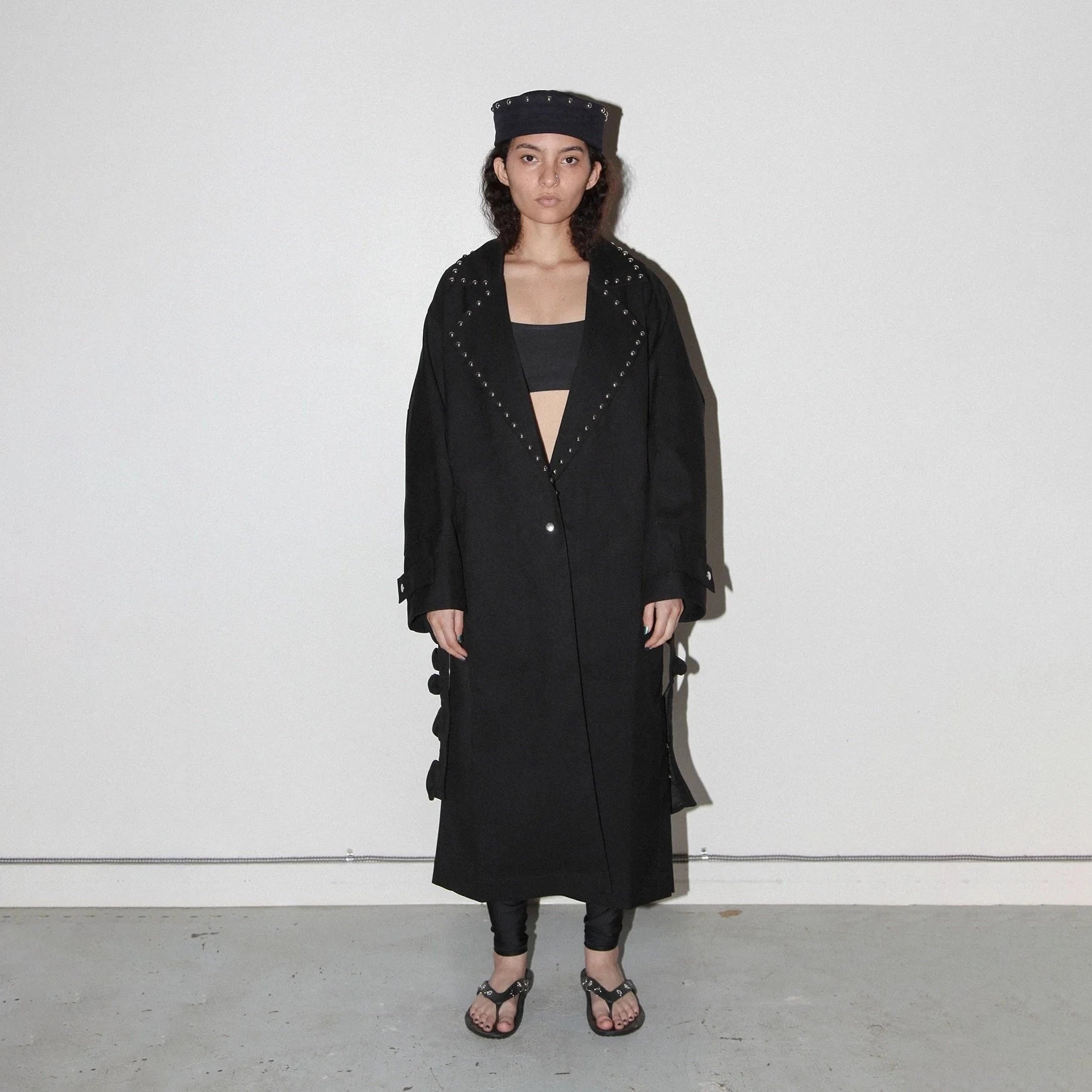 Rivet Trench Coat KkCo Small 