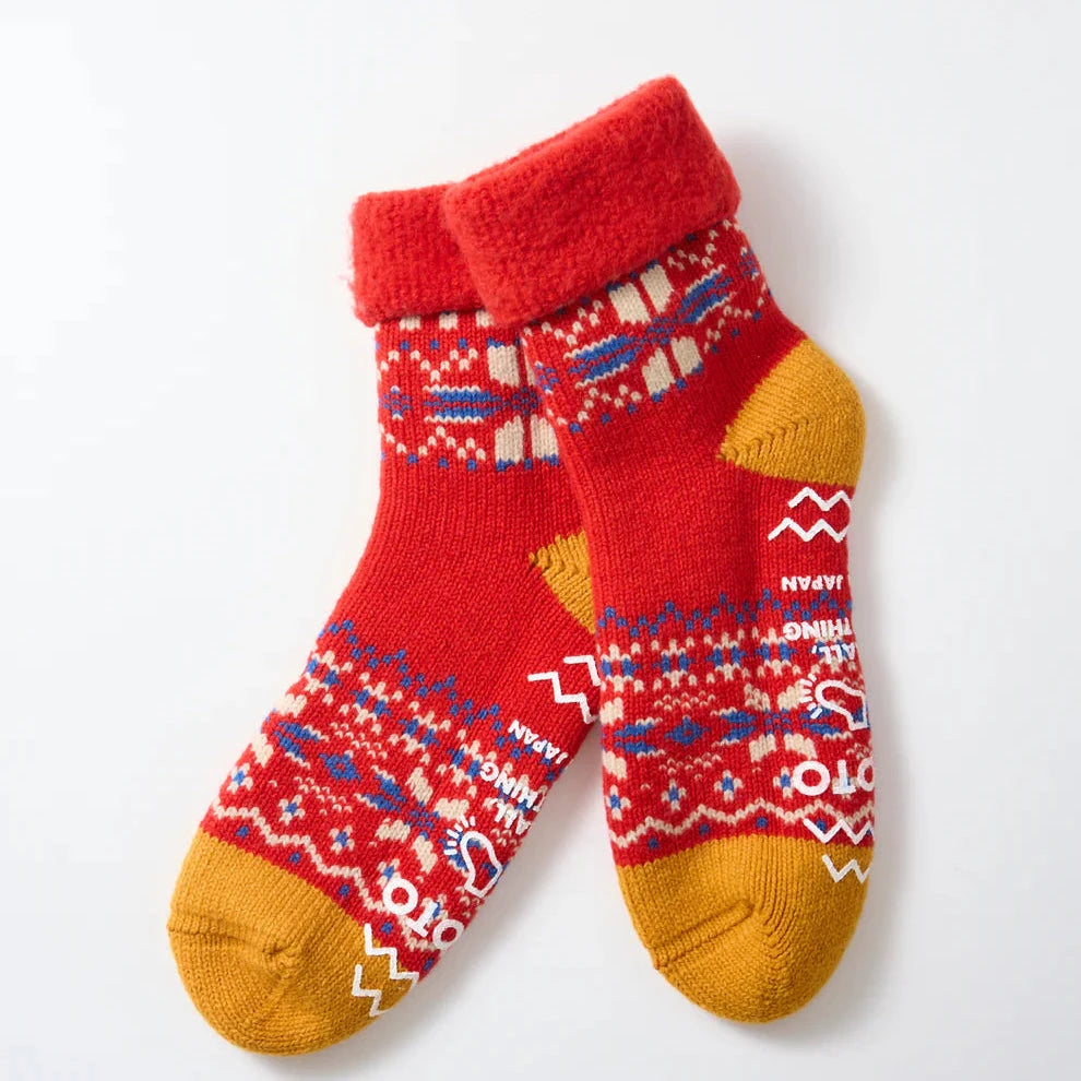 ROTOTO | Comfy Room Socks Socks ROTOTO Red Small 