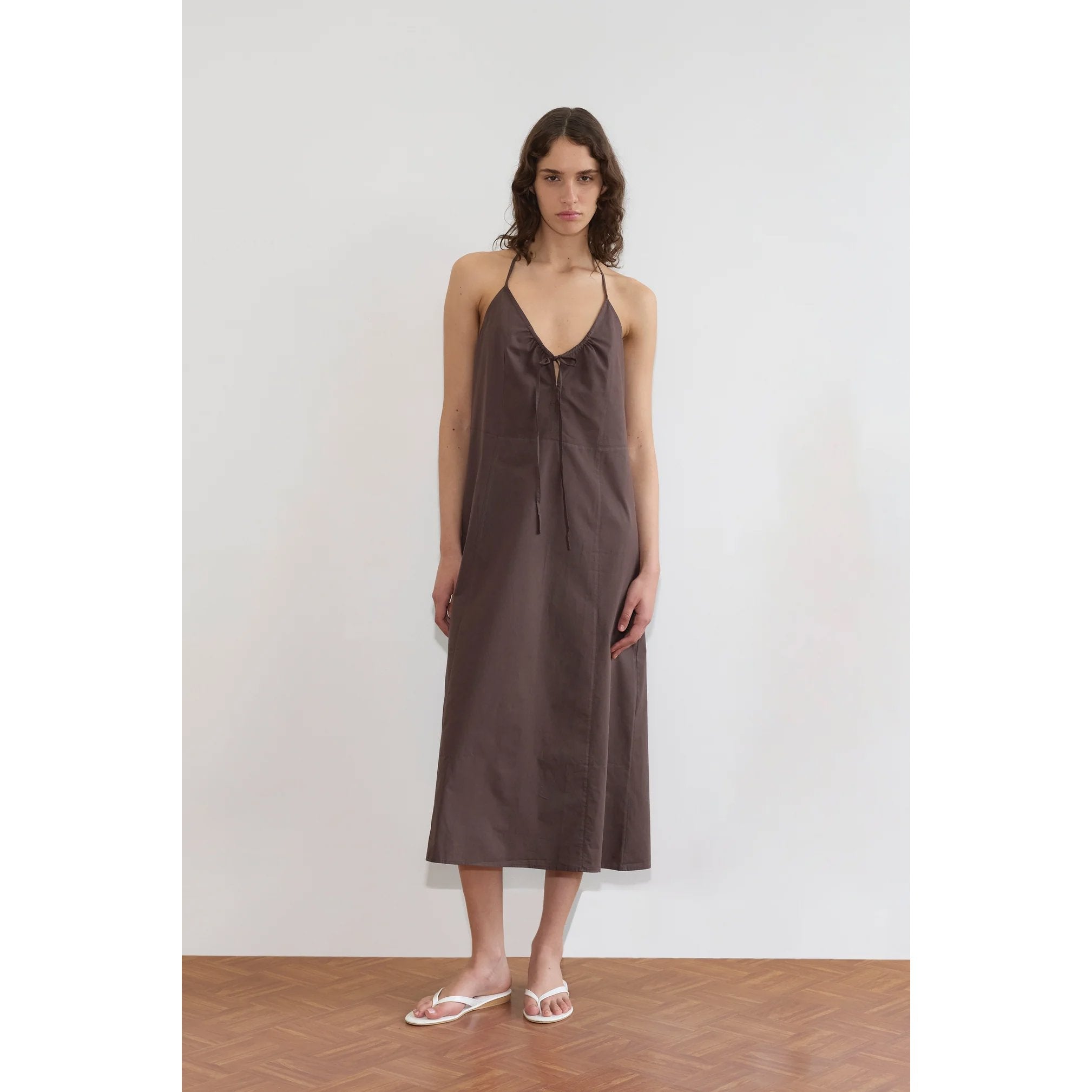 Seamed Halter Dress Deiji Studios 
