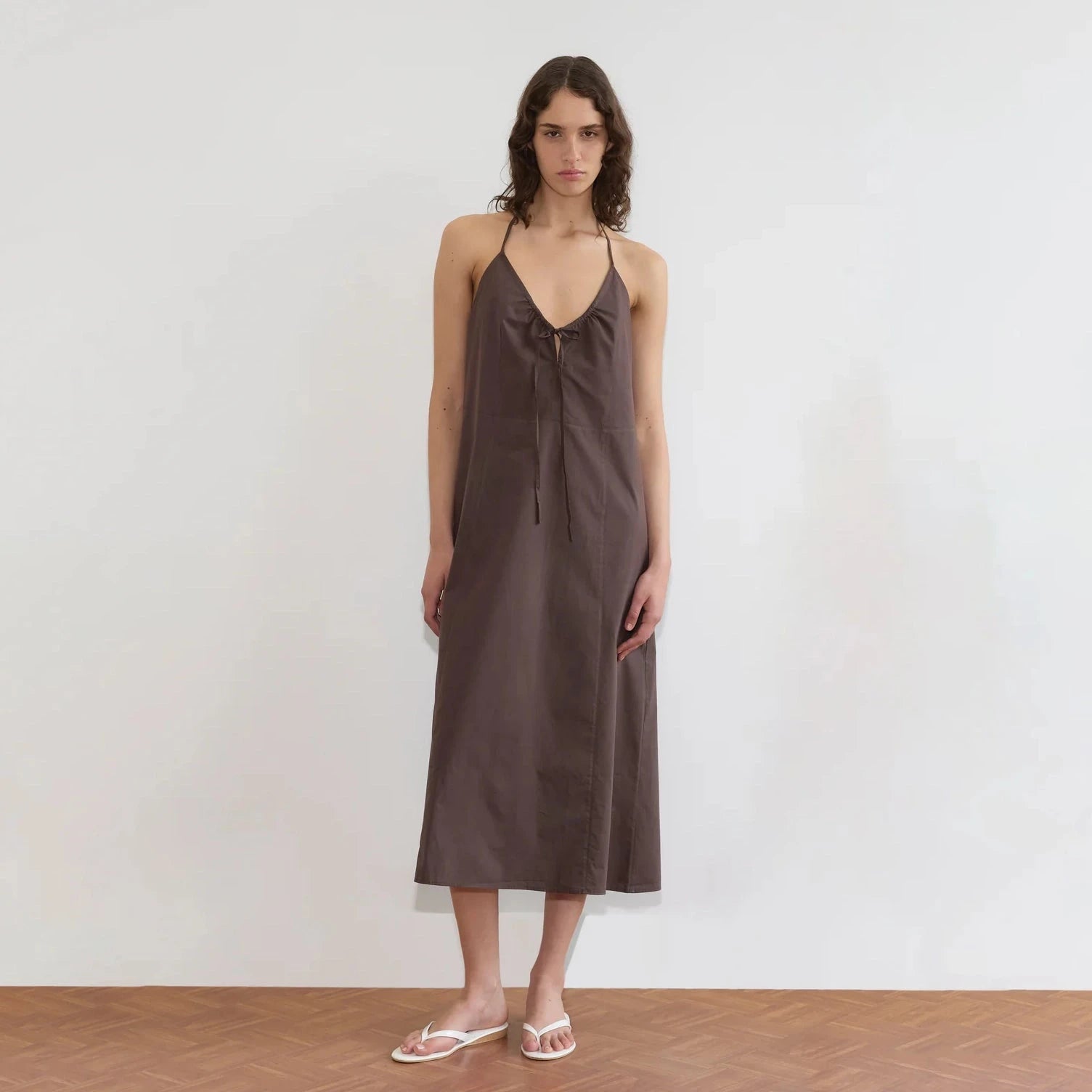 Seamed Halter Dress Deiji Studios 