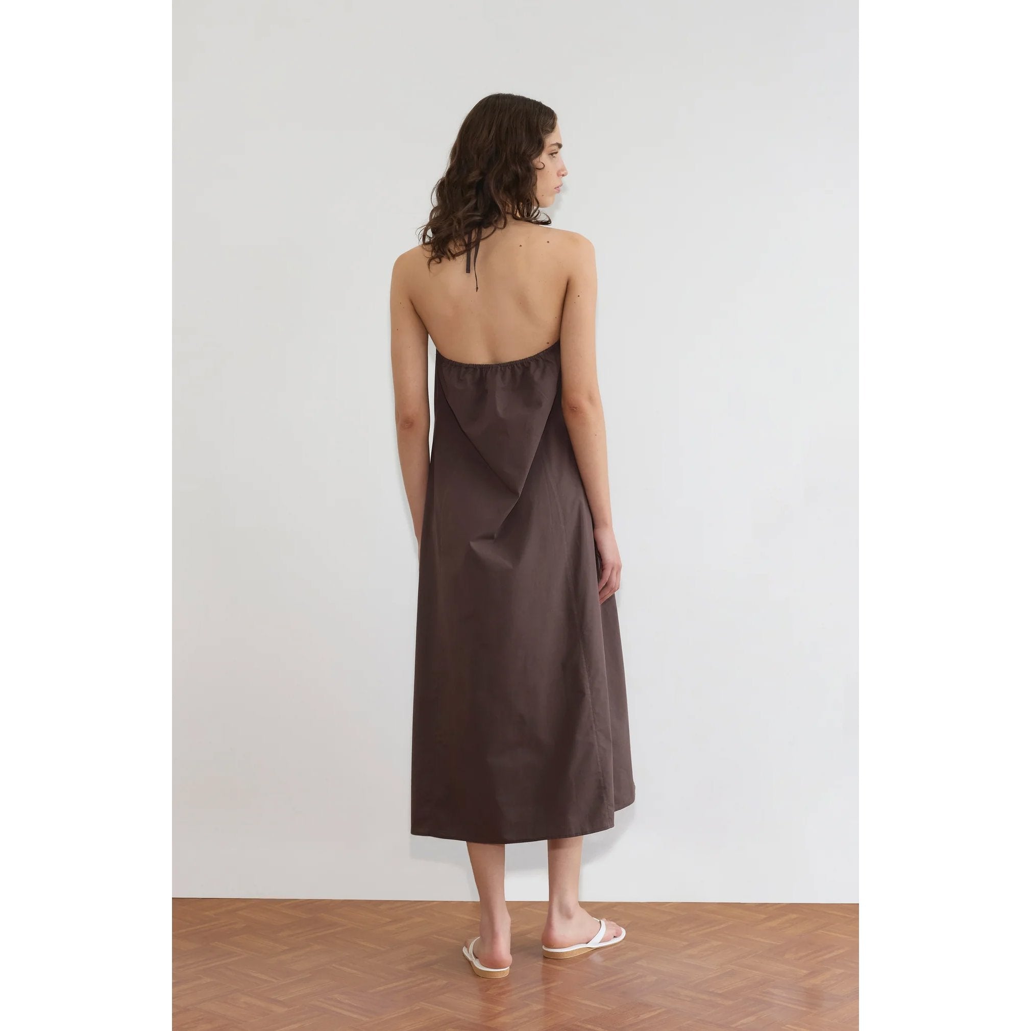 Seamed Halter Dress Deiji Studios 
