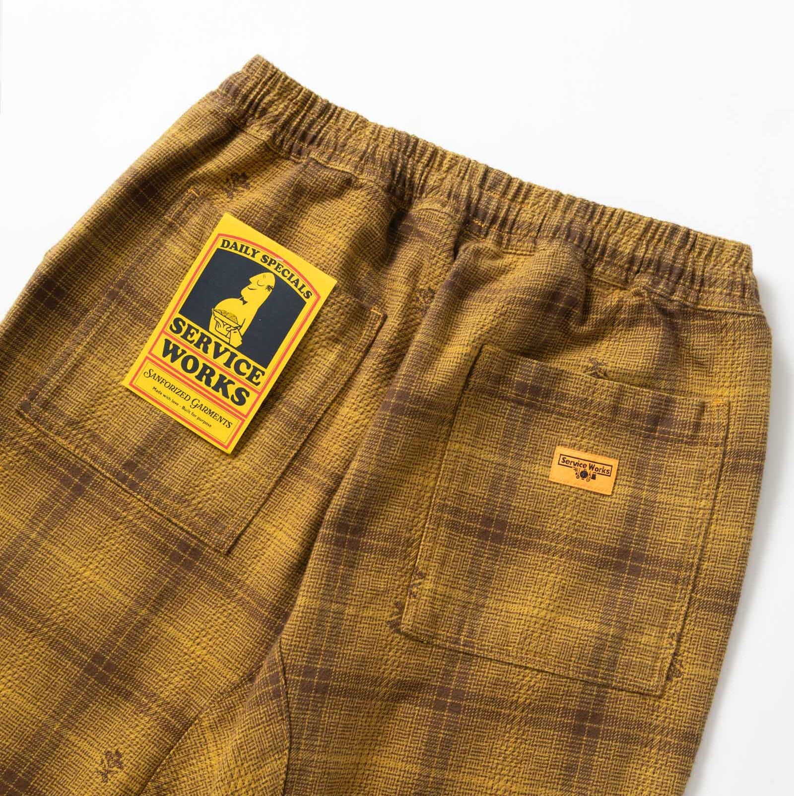 Service Works | Thistle Plaid Chef Pants Service Works 