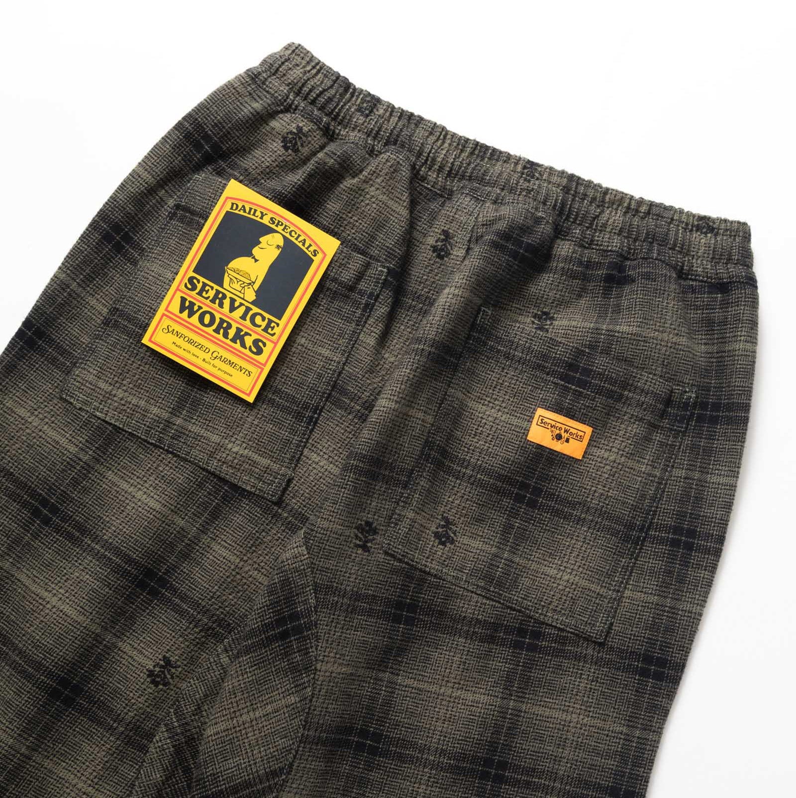 Service Works | Thistle Plaid Chef Pants Service Works 