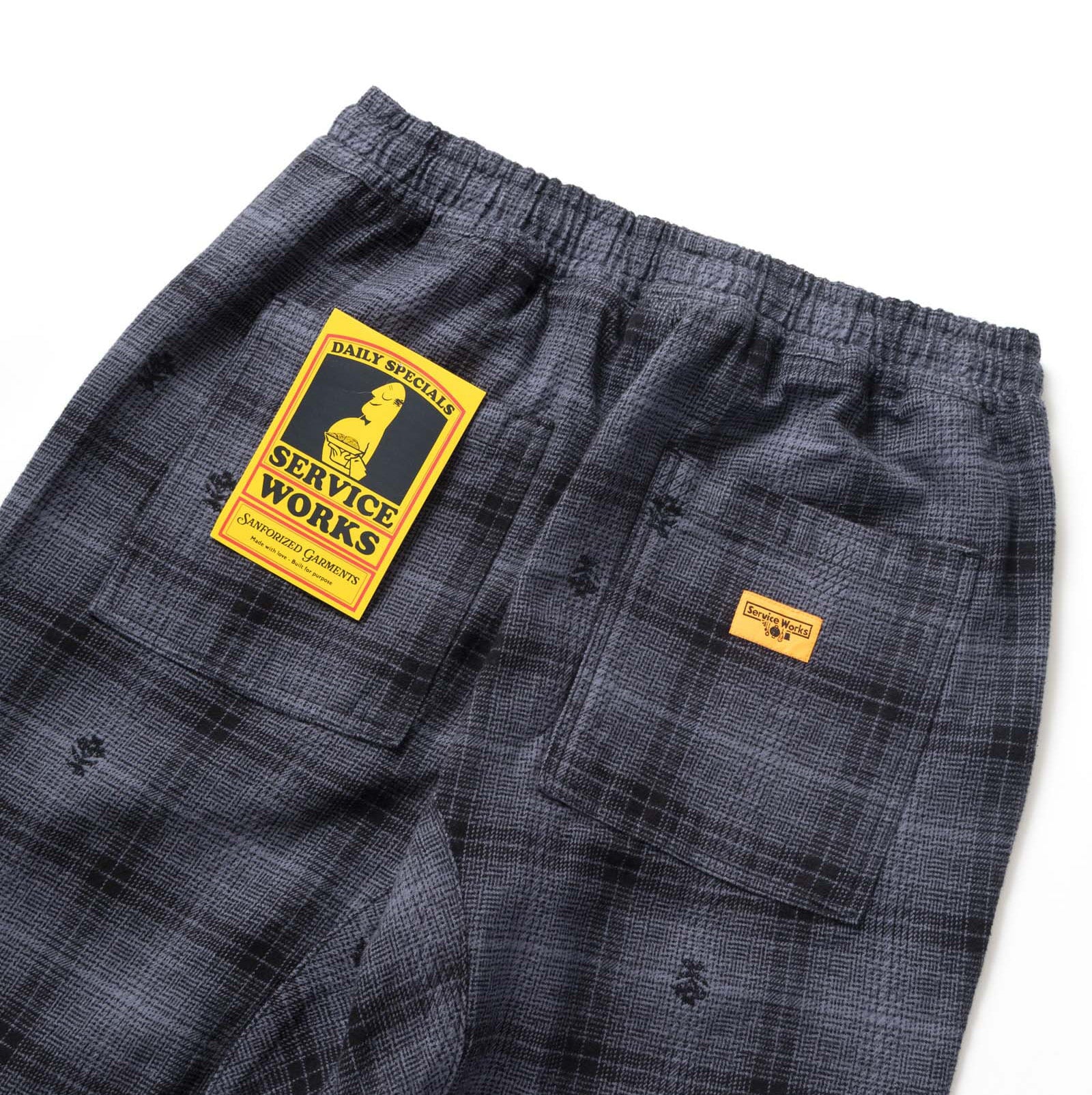 Service Works | Thistle Plaid Chef Pants Service Works 