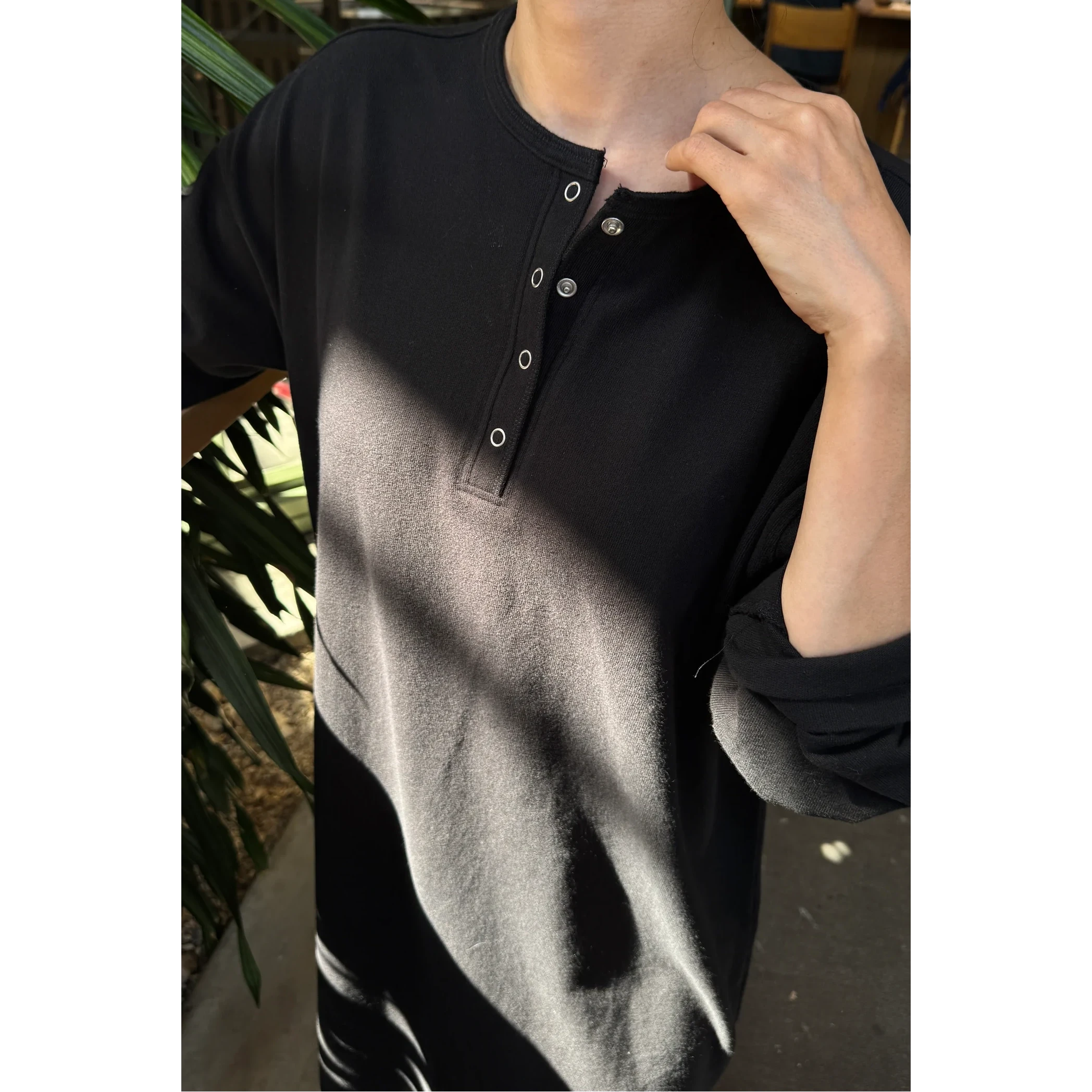 Soft Jersey Henley Dress LE BON SHOPPE 